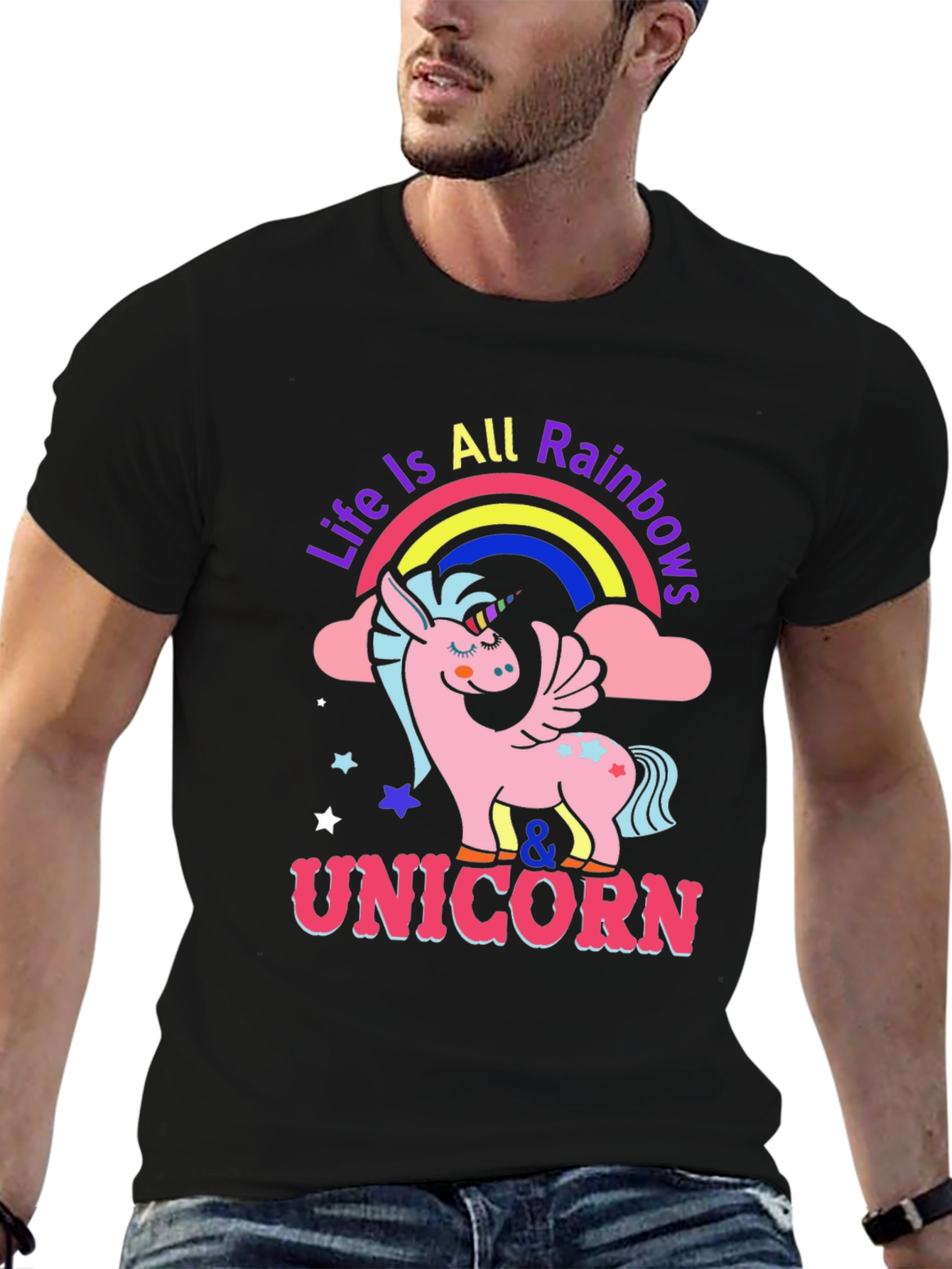 Life is All Rainbows Unicorn T-Shirt