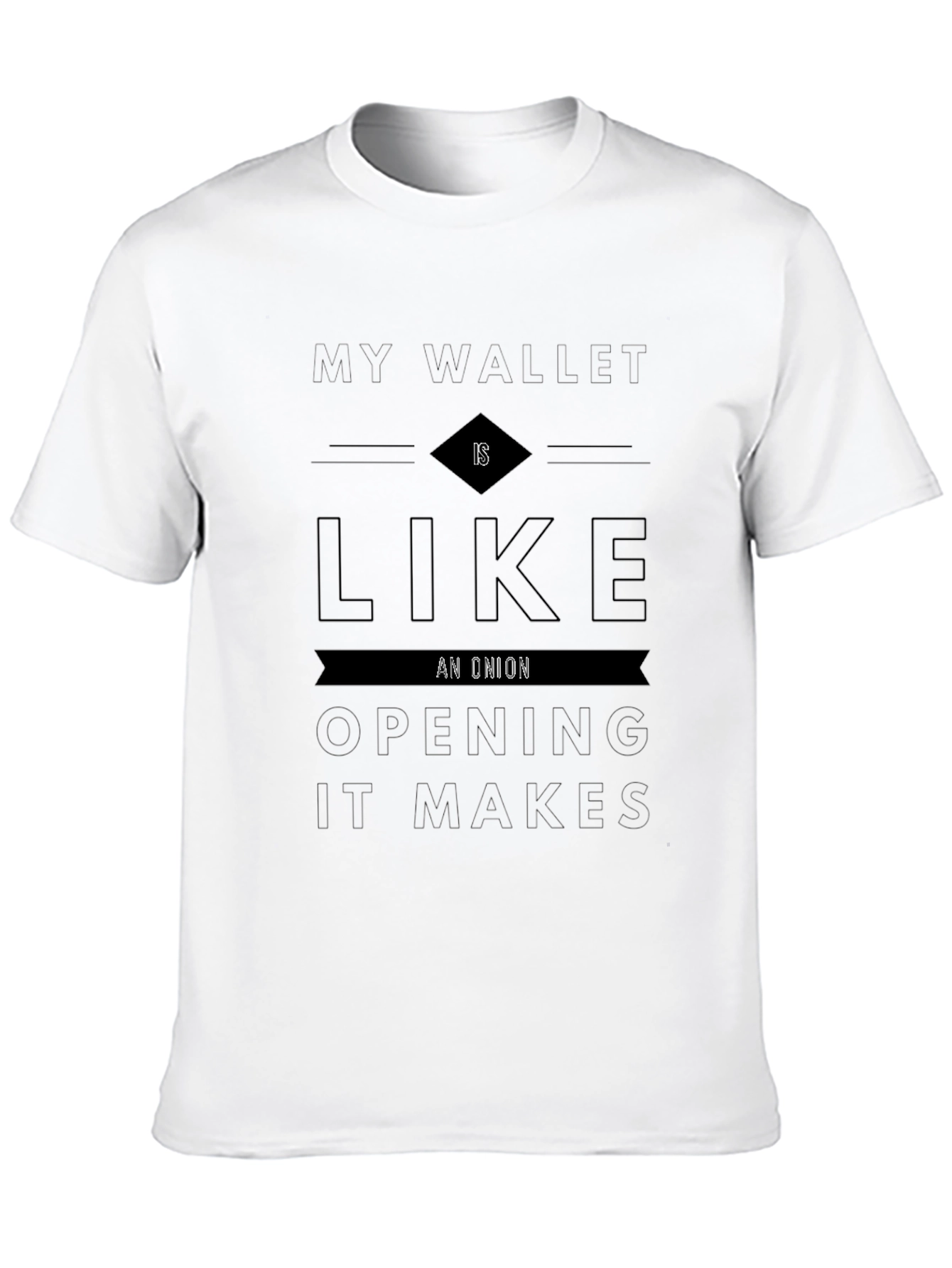 Onion Wallet T-Shirt - Funny Saying