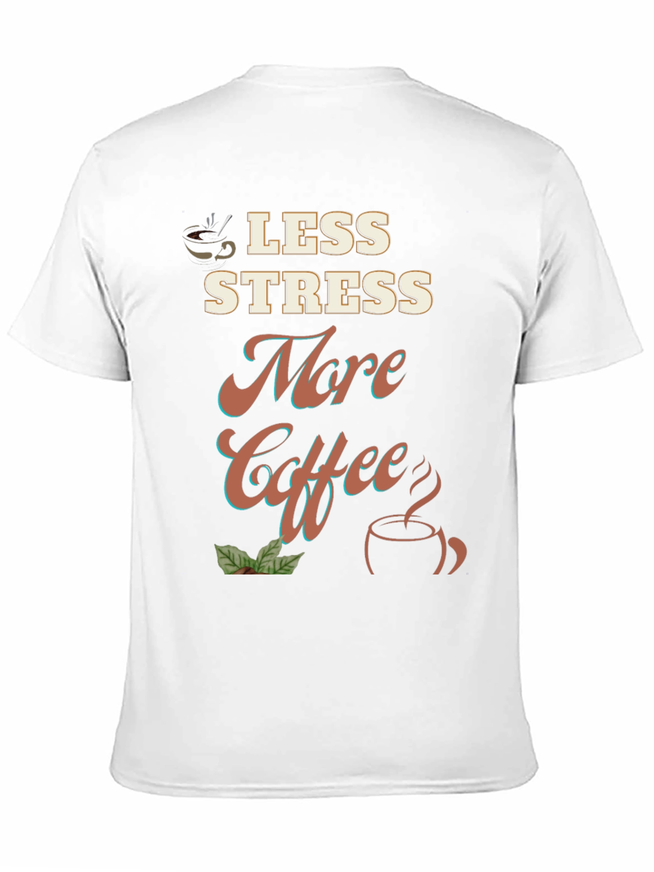 Less Stress More Coffee Graphic Tee