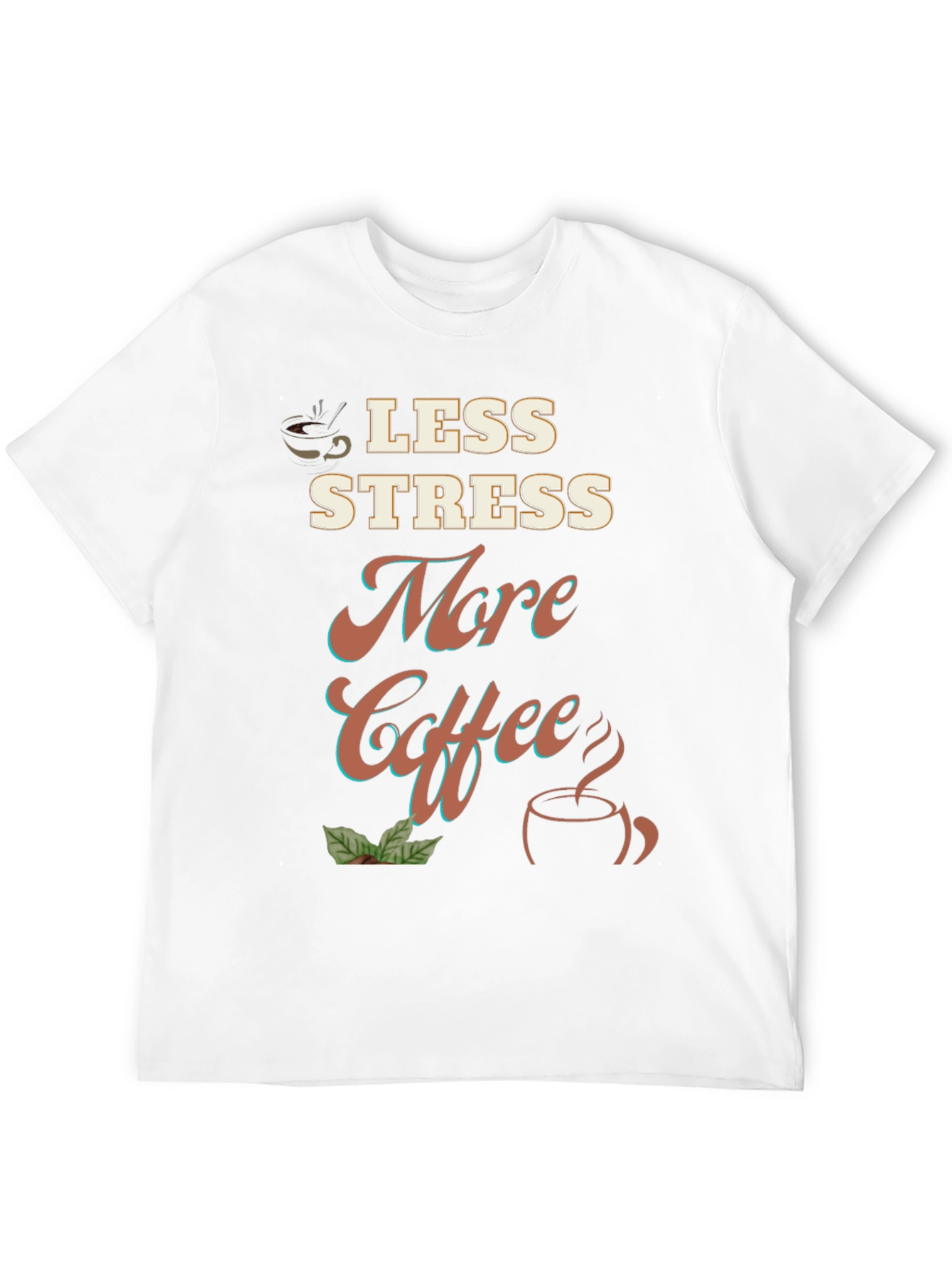 Less Stress More Coffee Graphic Tee