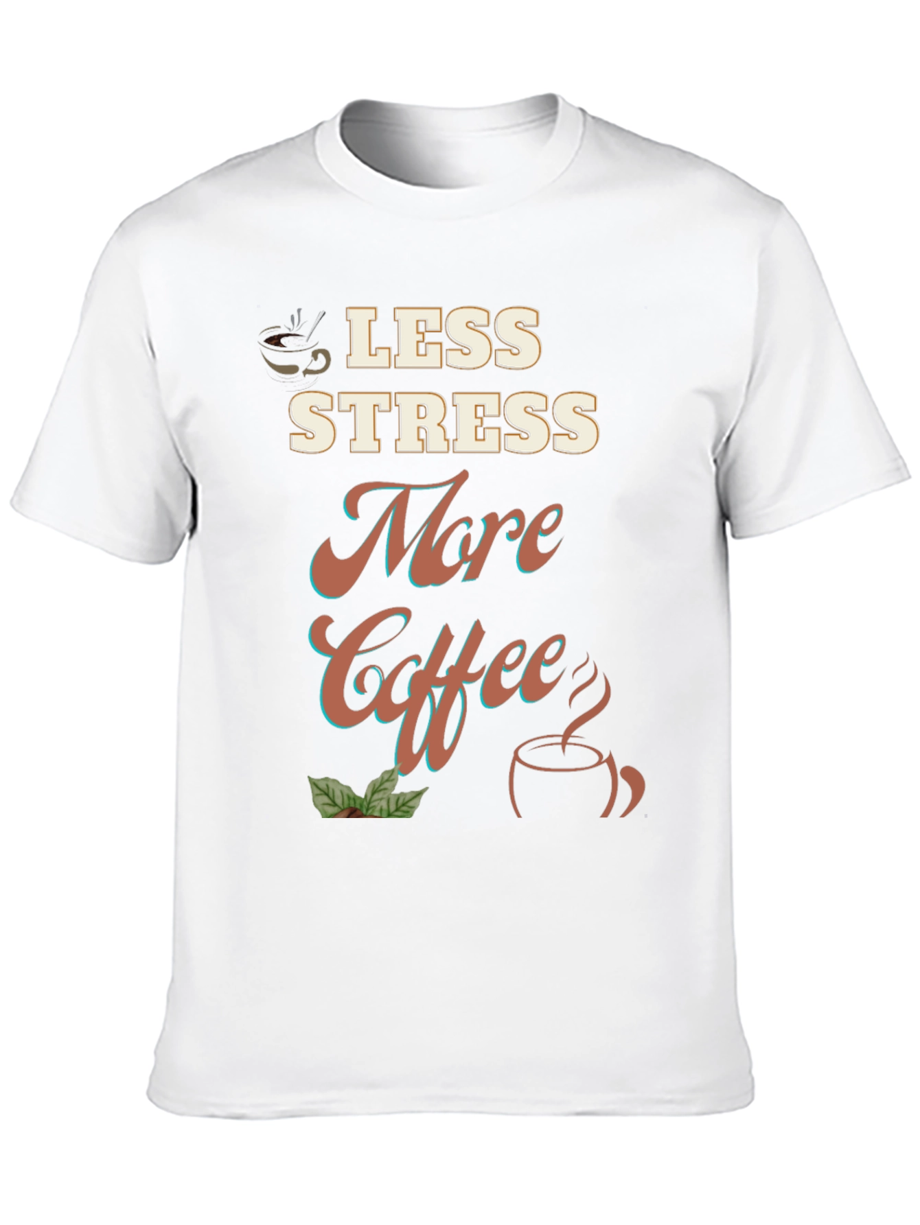 Less Stress More Coffee Graphic Tee