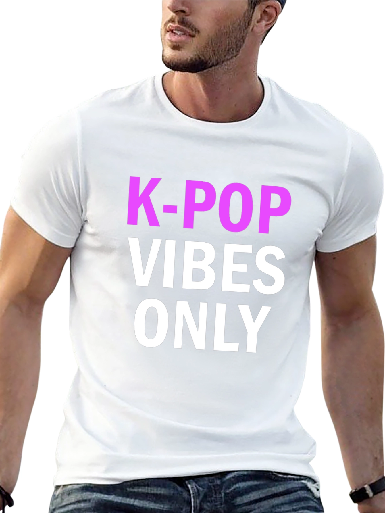 K-Pop Vibes Only T-Shirt Black