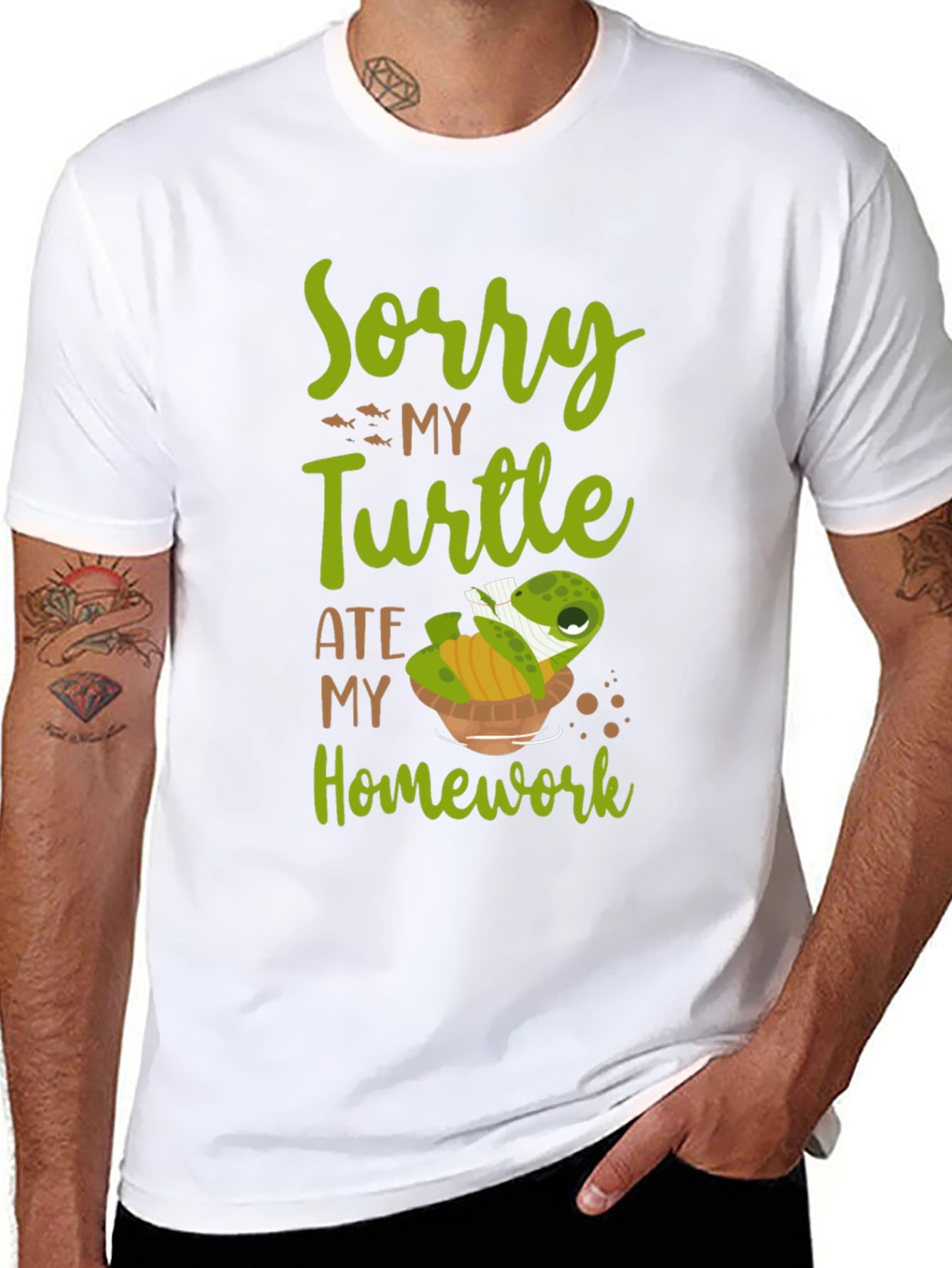 Sorry My Turtle Ate My Homework T-Shirt