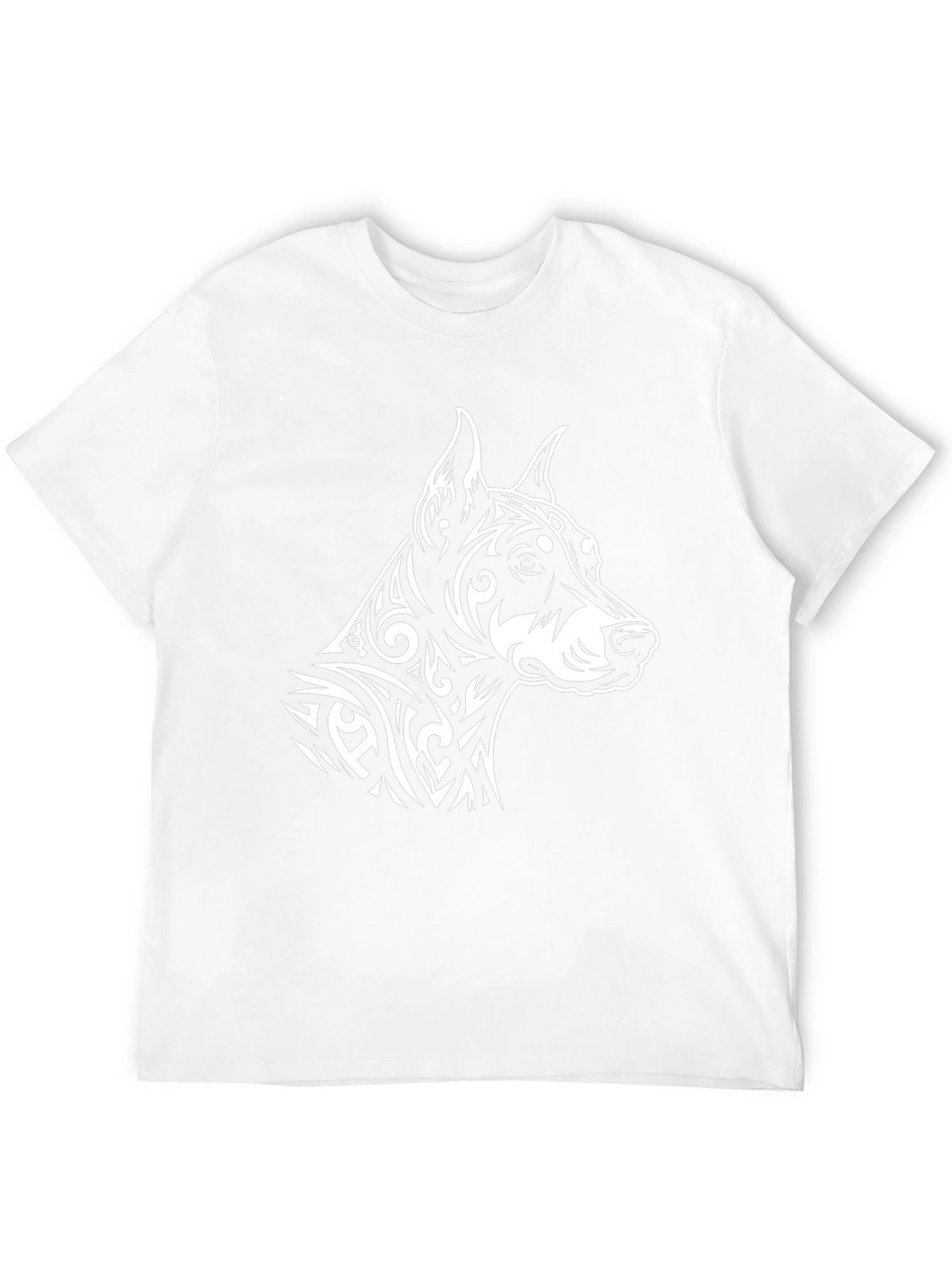 Doberman Dog Graphic T-Shirt - Black