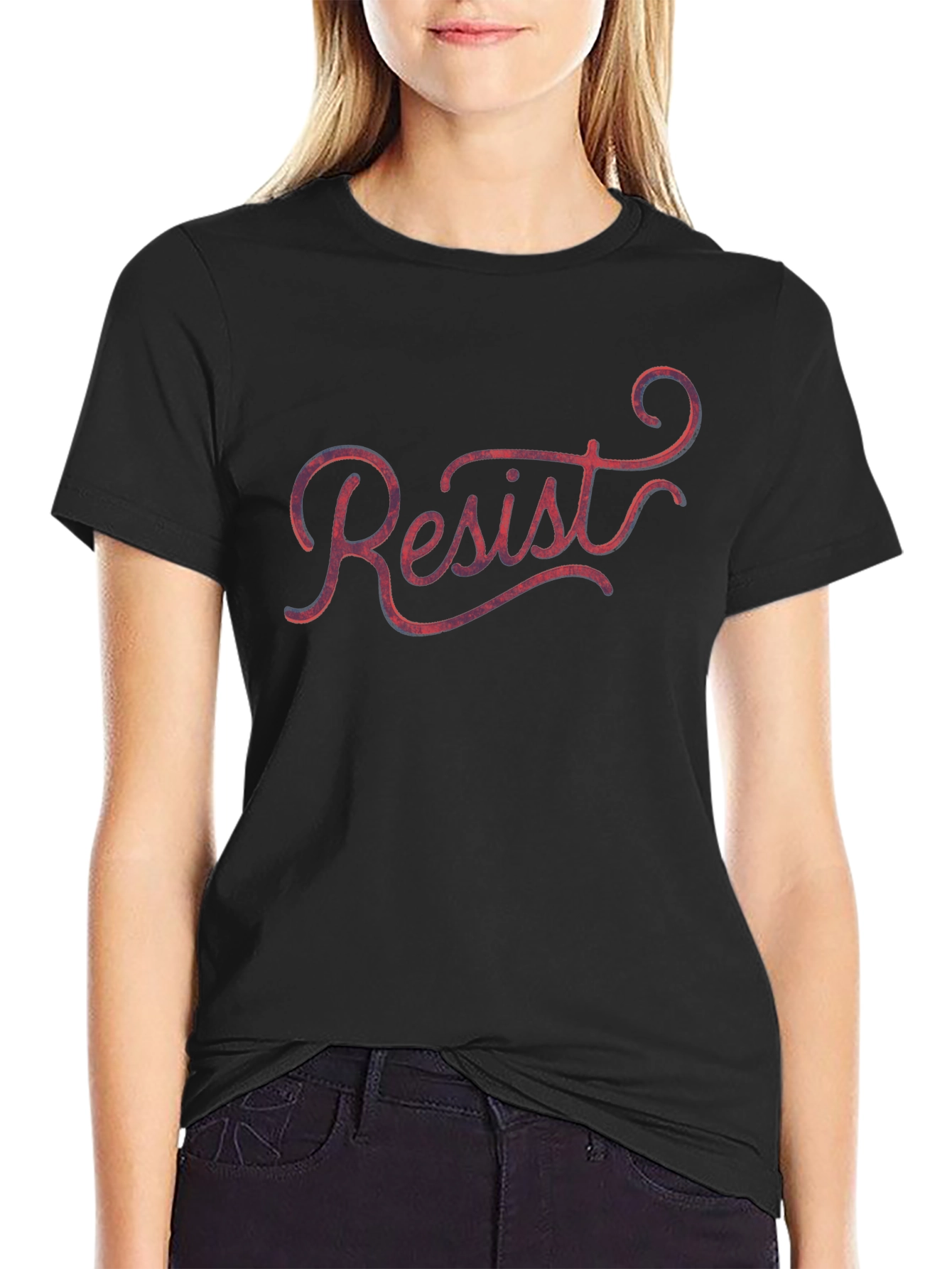 Resist Graphic Tee - Bold Statement T-Shirt