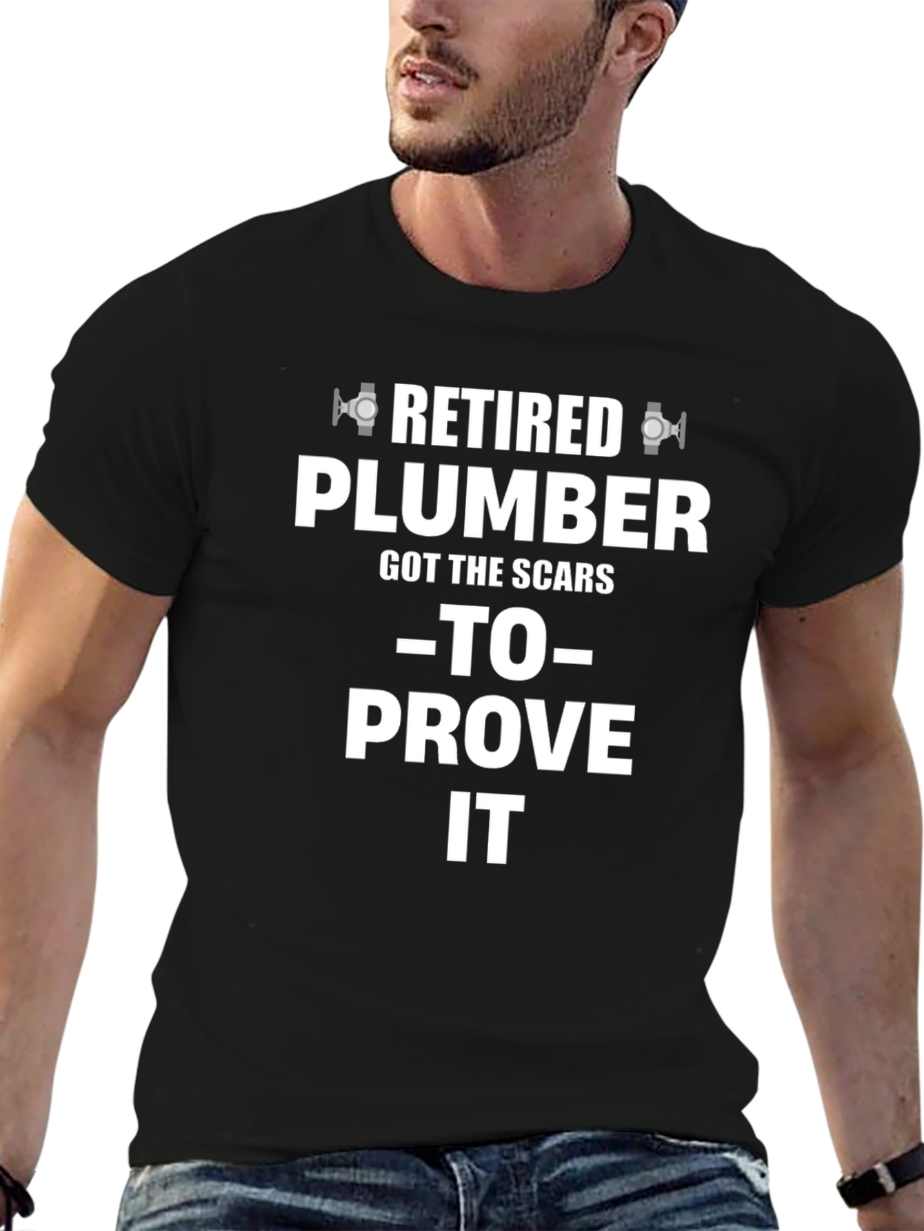 Retired Plumber T-Shirt - Scars to Prove It