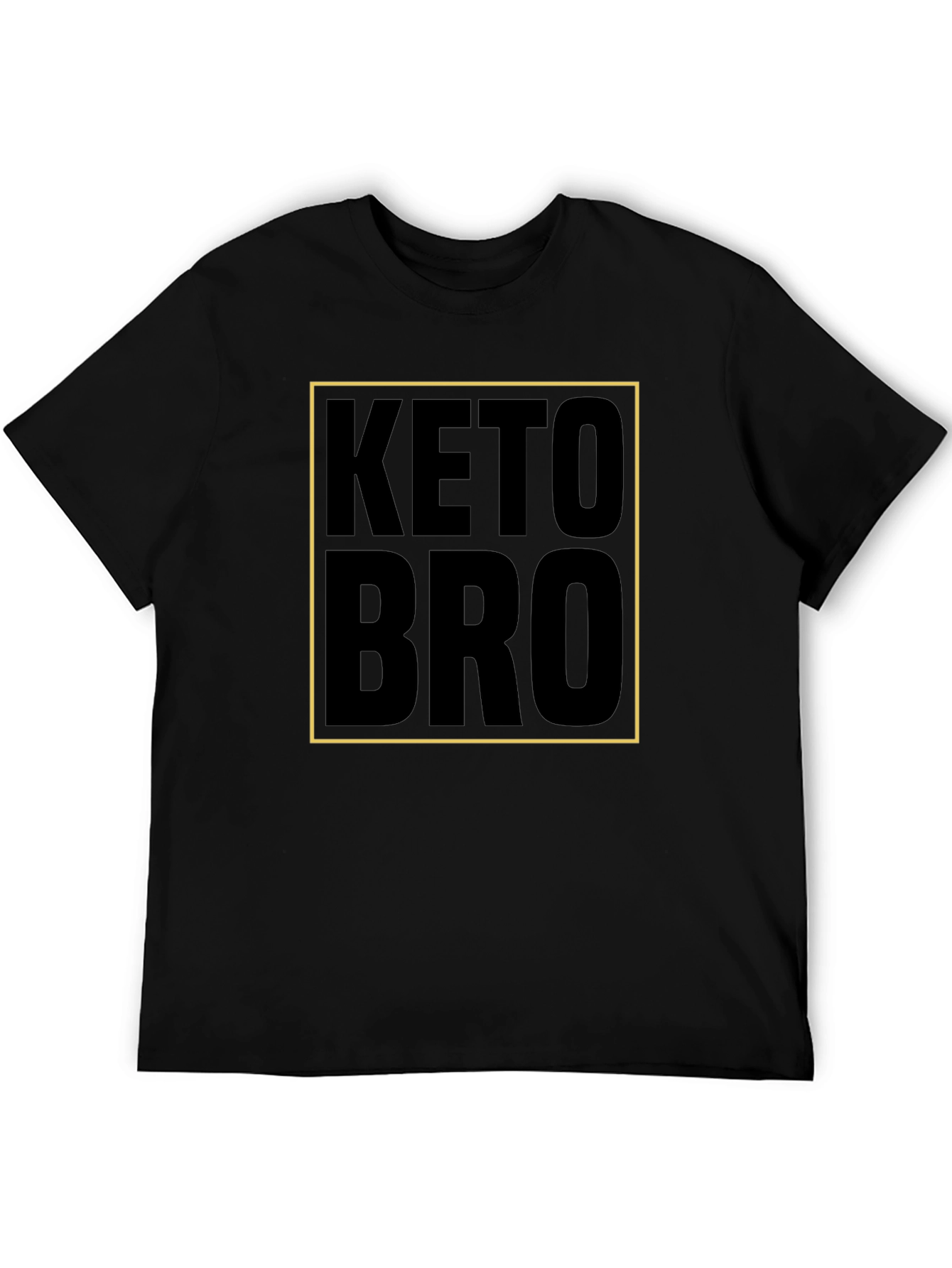 Keto Bro Graphic Tee - Mens Black T-Shirt