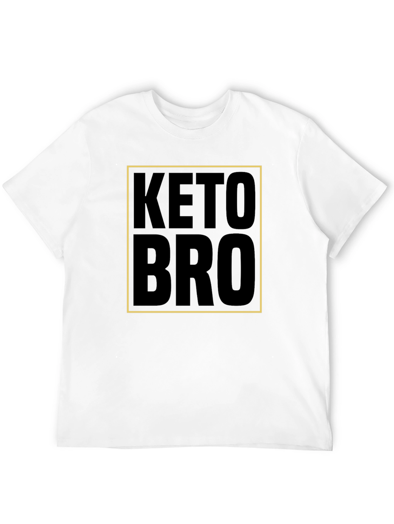 Keto Bro Graphic Tee - Mens Black T-Shirt
