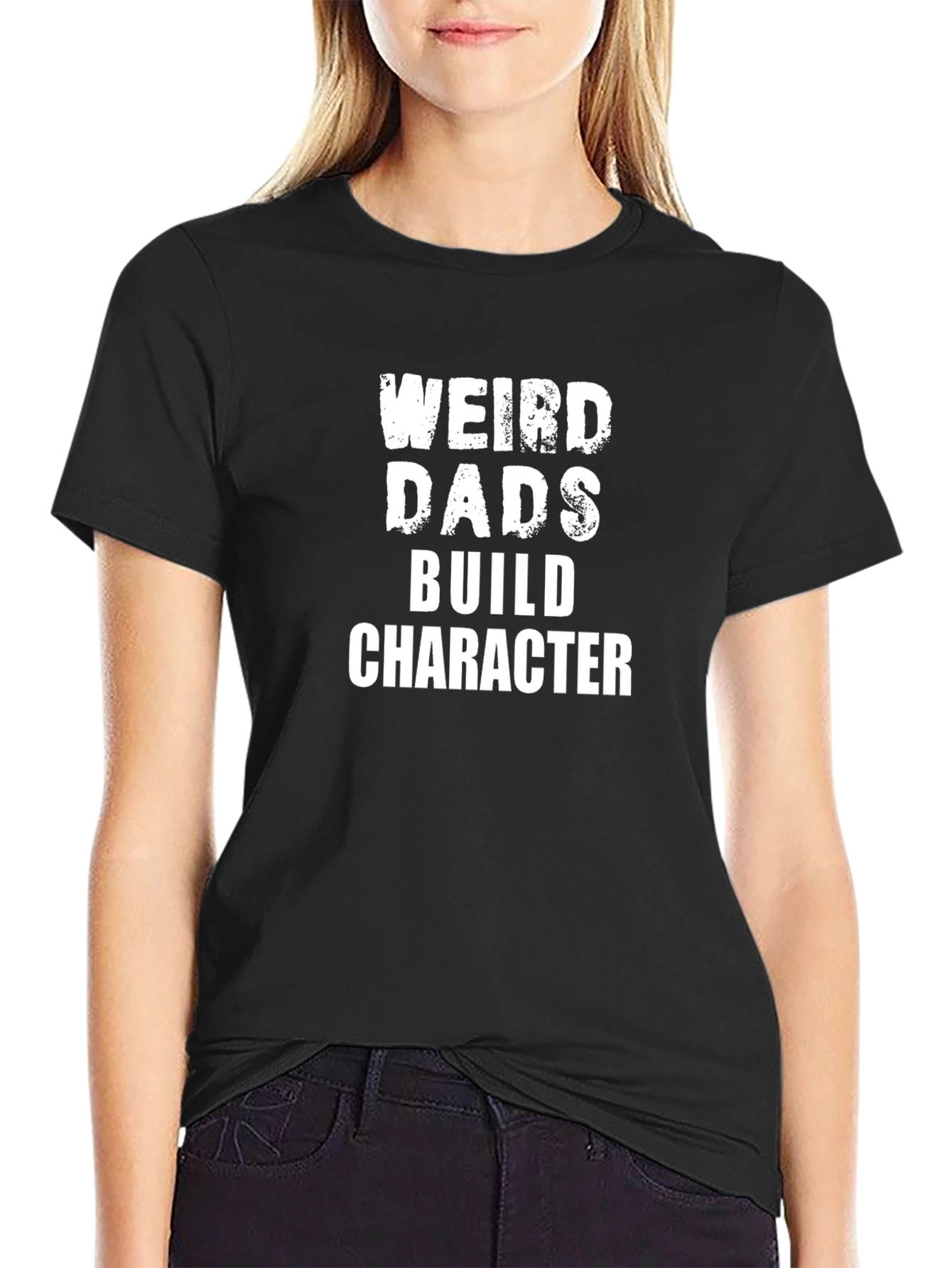 Weird Dads Build Character Graphic T-Shirt