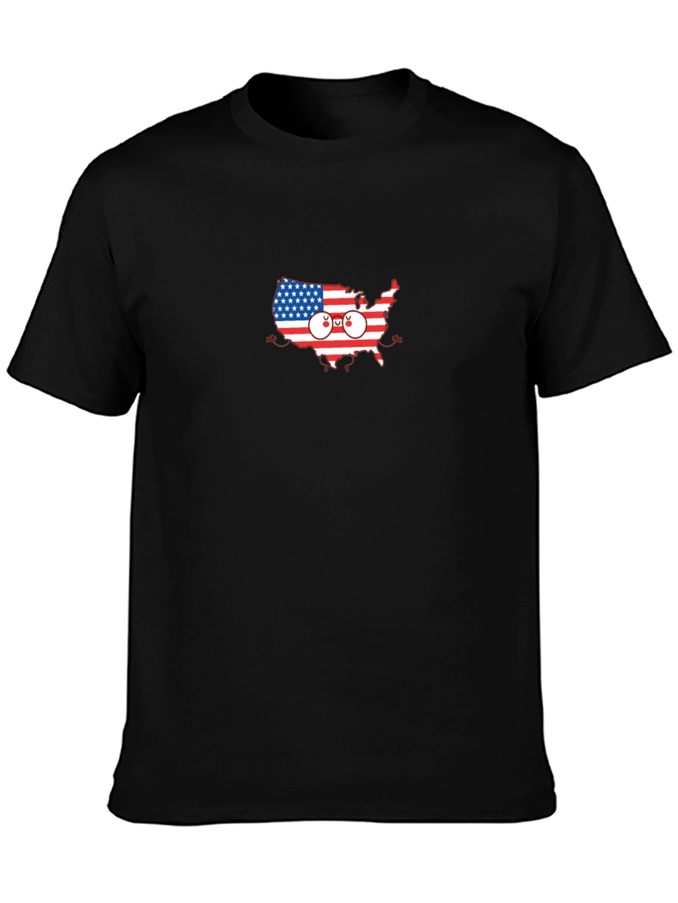 USA Map T-Shirt - Novelty Graphic Tee