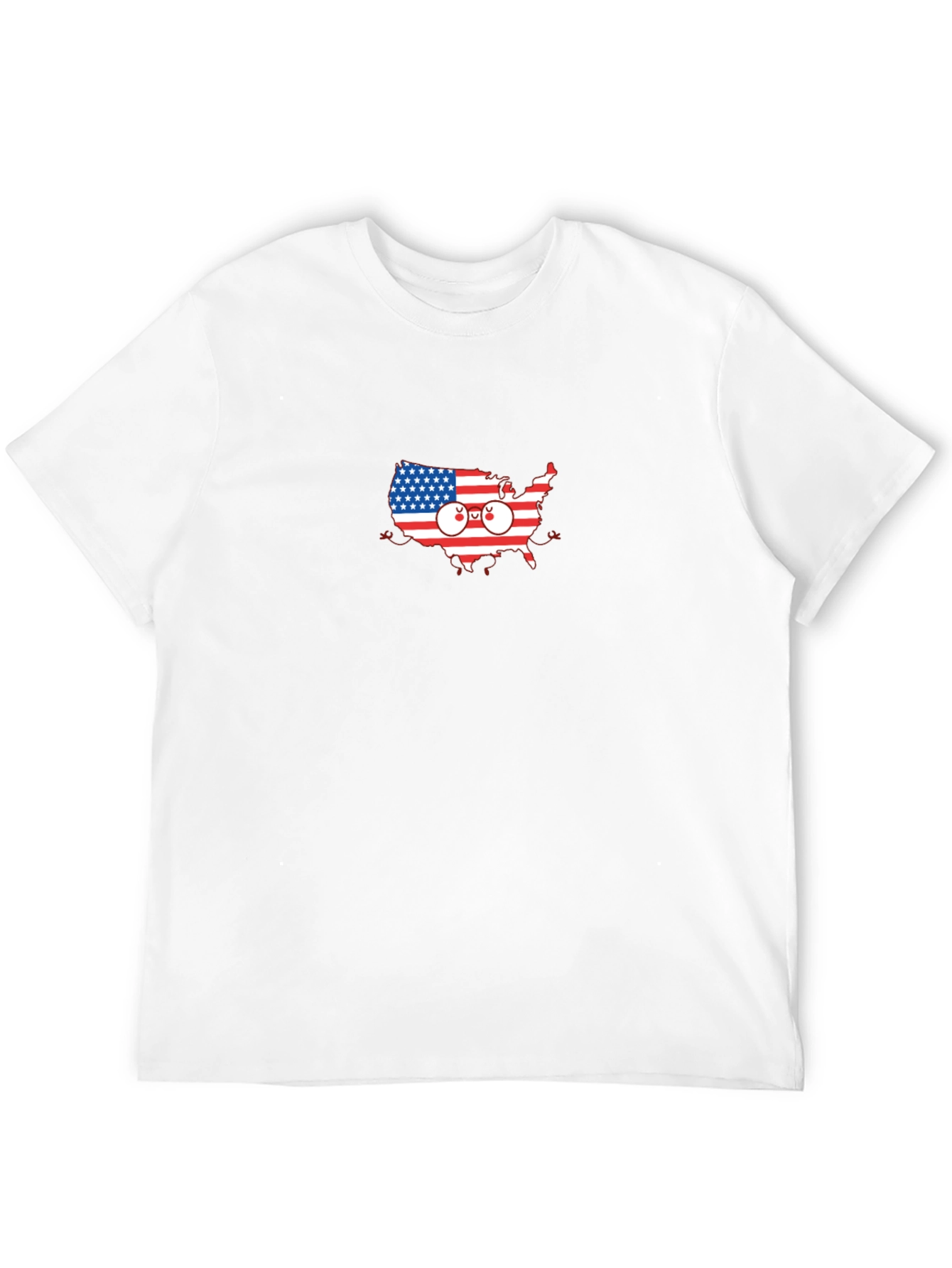 USA Map T-Shirt - Novelty Graphic Tee
