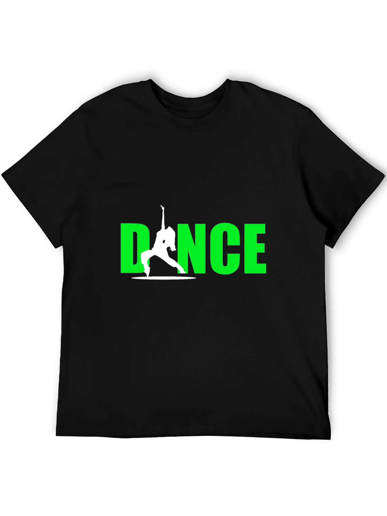 Dance Silhouette Graphic Black Tee