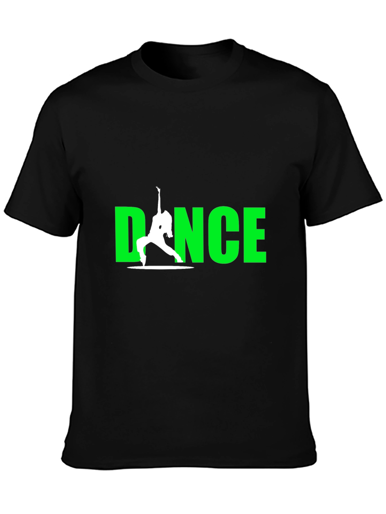 Dance Silhouette Graphic Black Tee