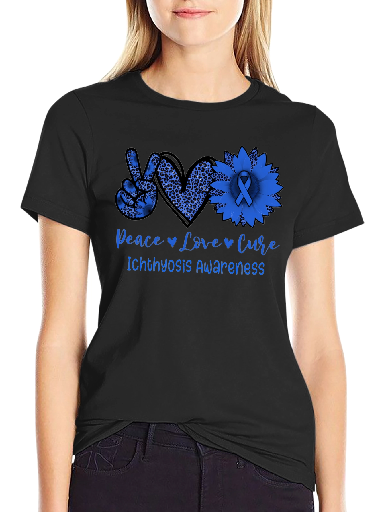 Ichthyosis Awareness Graphic T-Shirt