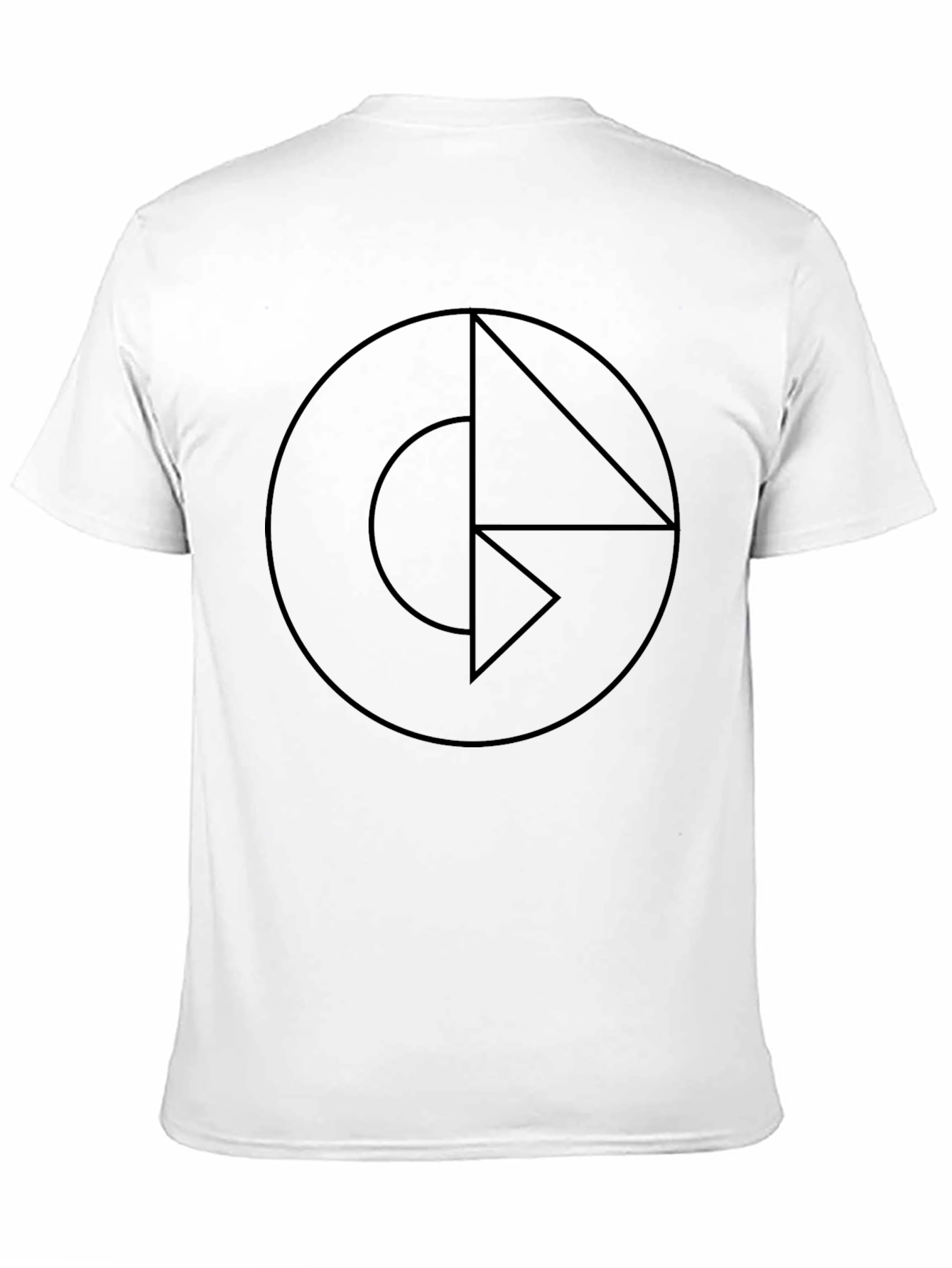 Geometric Symbol Black T-Shirt
