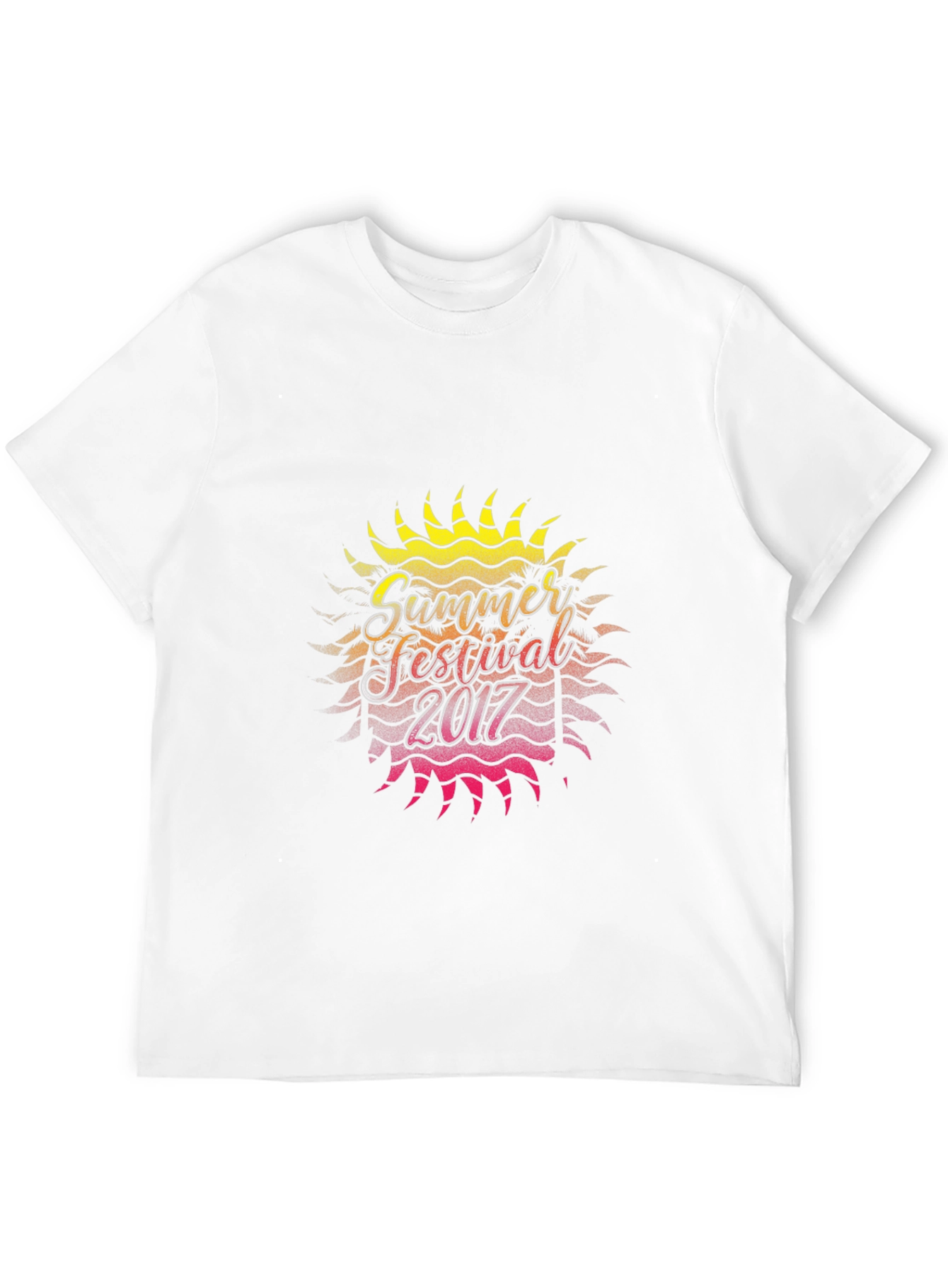 Summer Festival 2017 Graphic Black T-Shirt