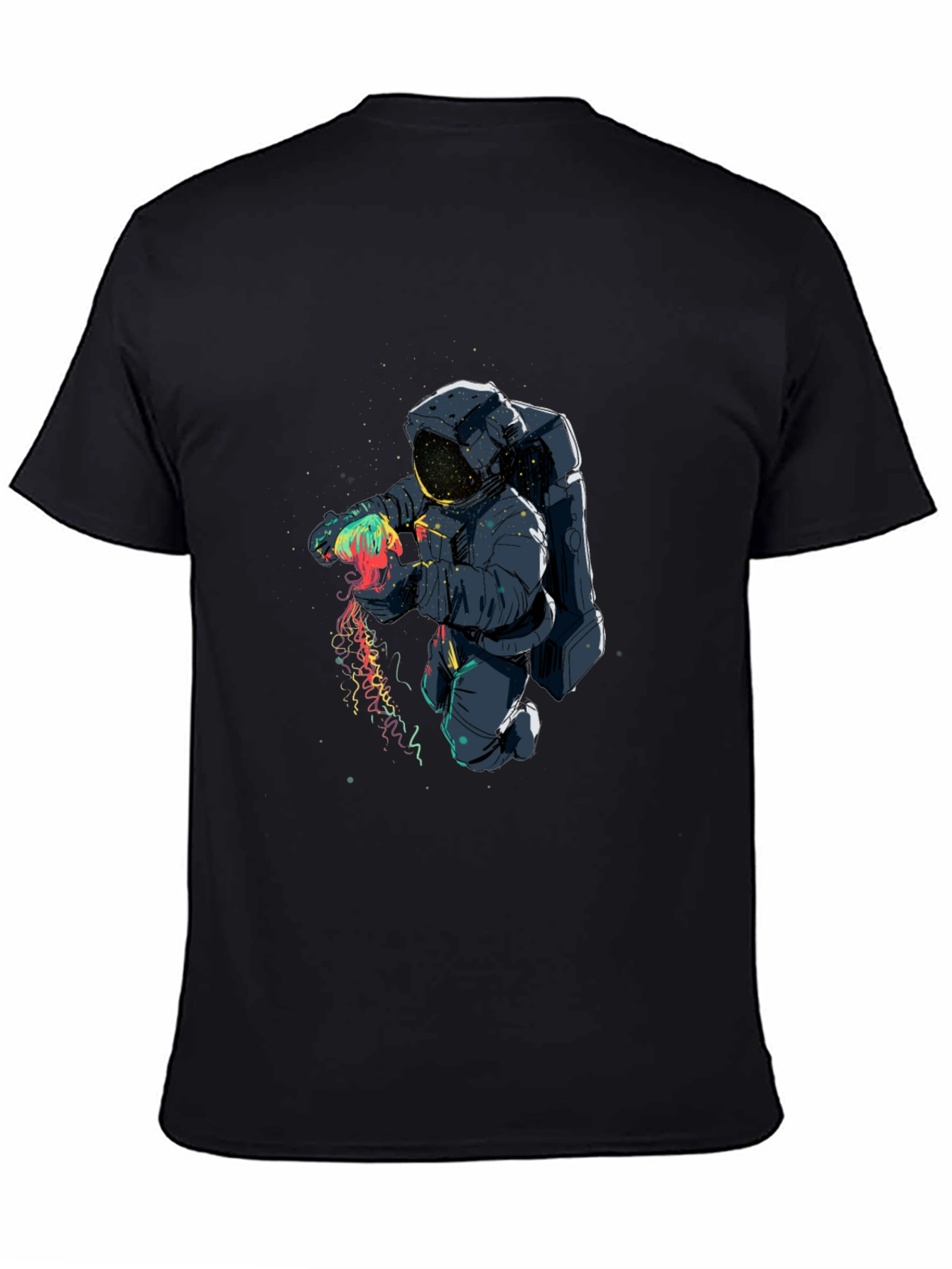 Astronaut Jellyfish Graphic T-Shirt