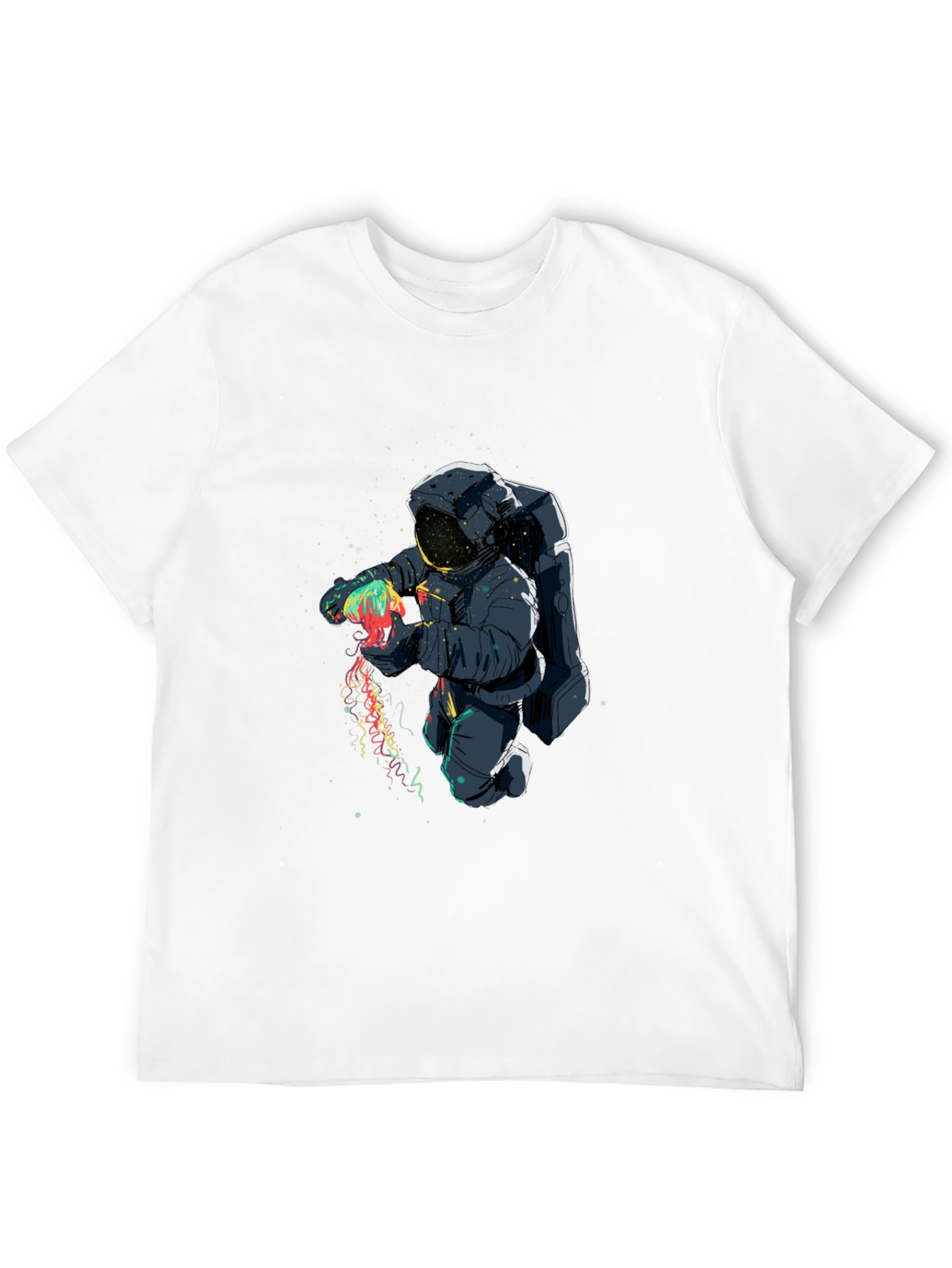 Astronaut Jellyfish Graphic T-Shirt