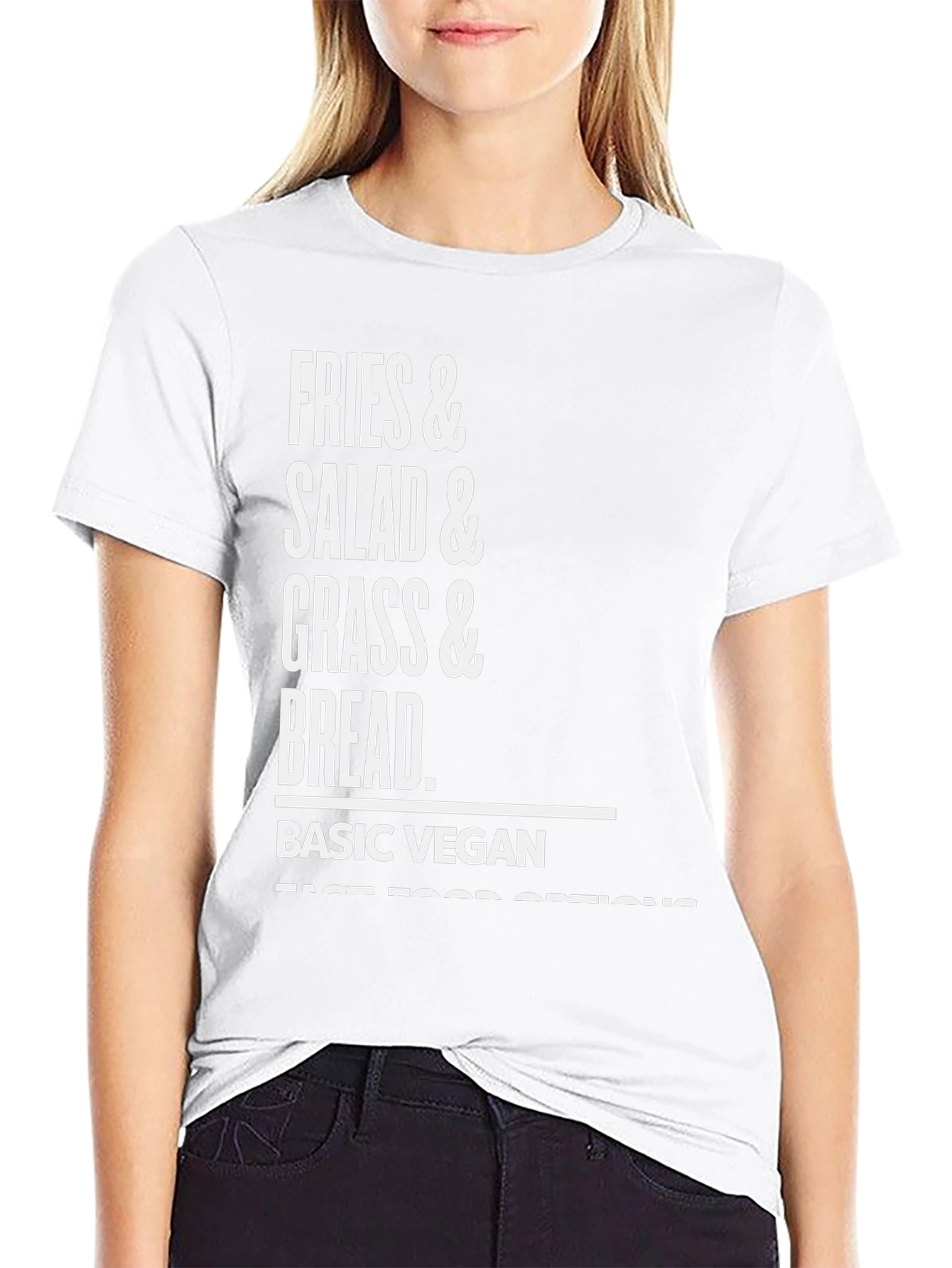 Basic Vegan Fast Food Options Graphic T-Shirt