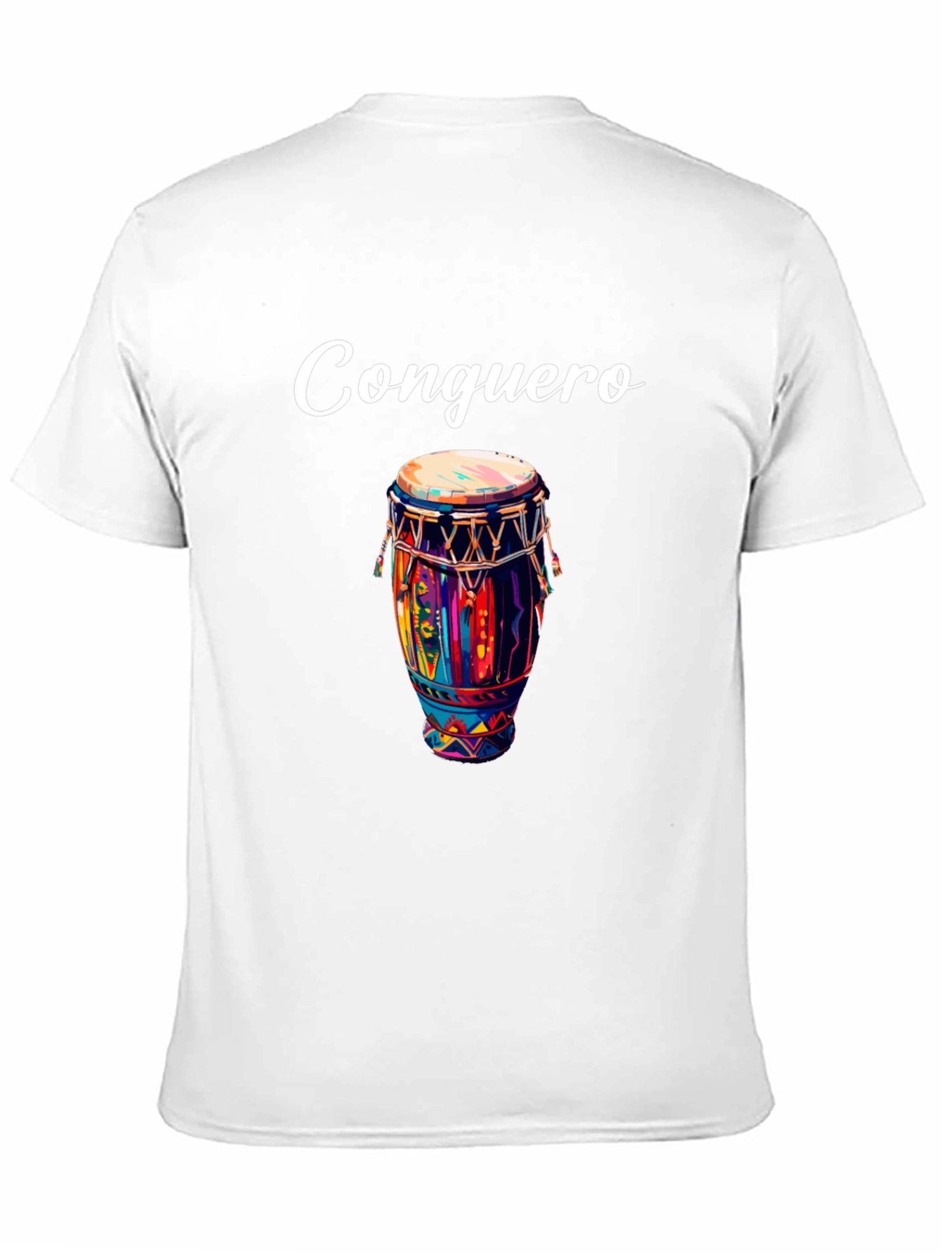 Conguero Drum T-Shirt - Unique Musical Design