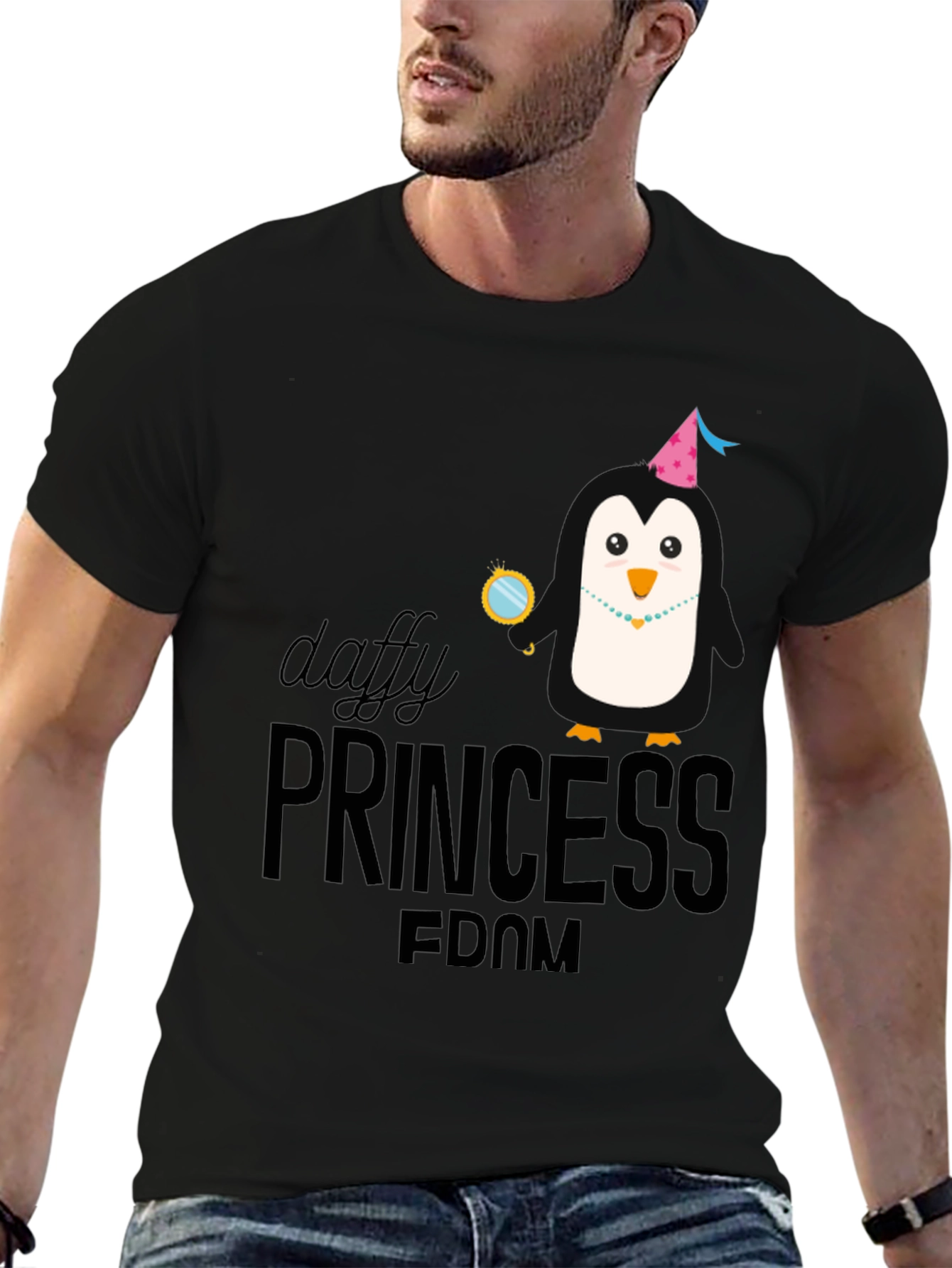 Daffy Princess Penguin T-Shirt - Soft Cotton