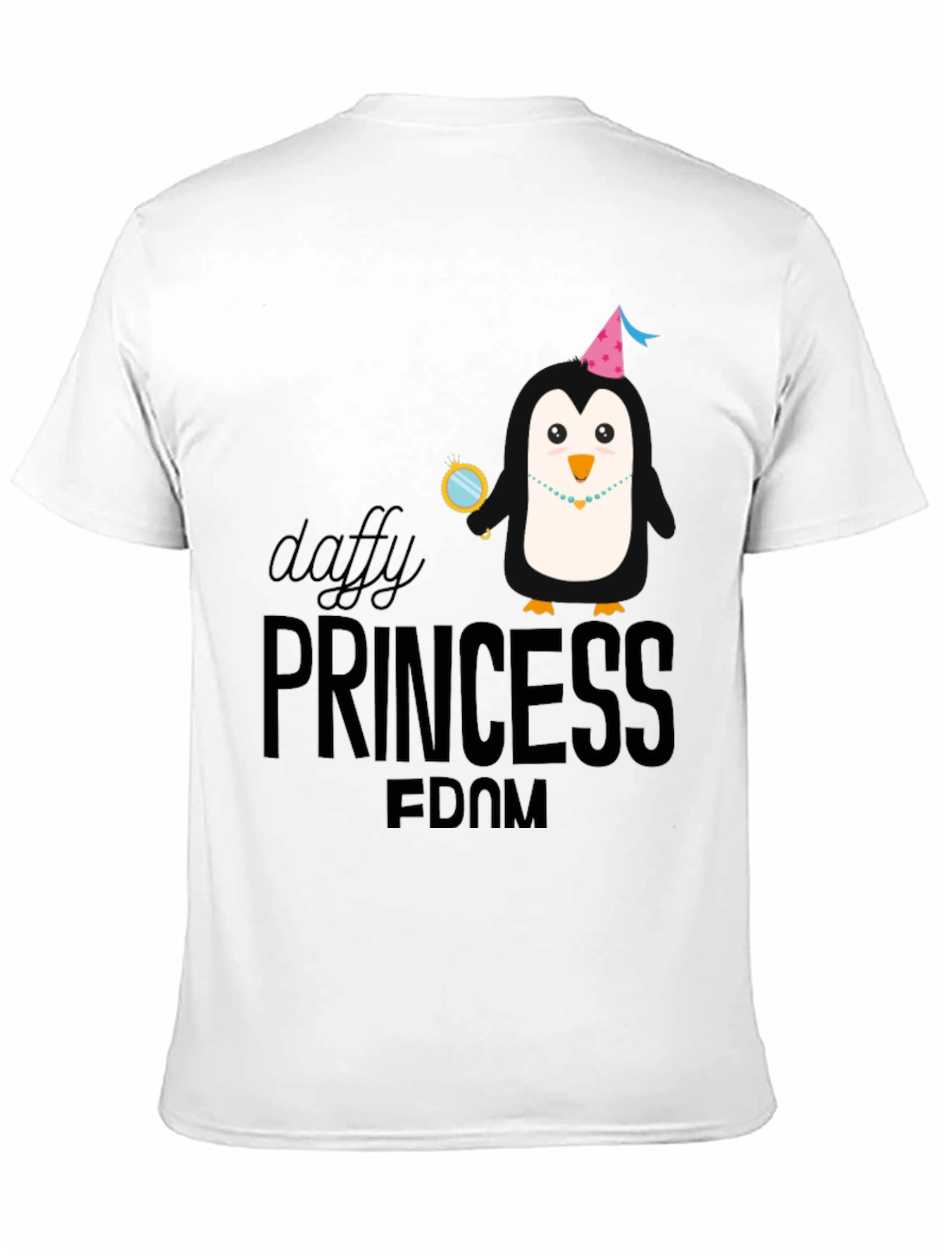 Daffy Princess Penguin T-Shirt - Soft Cotton