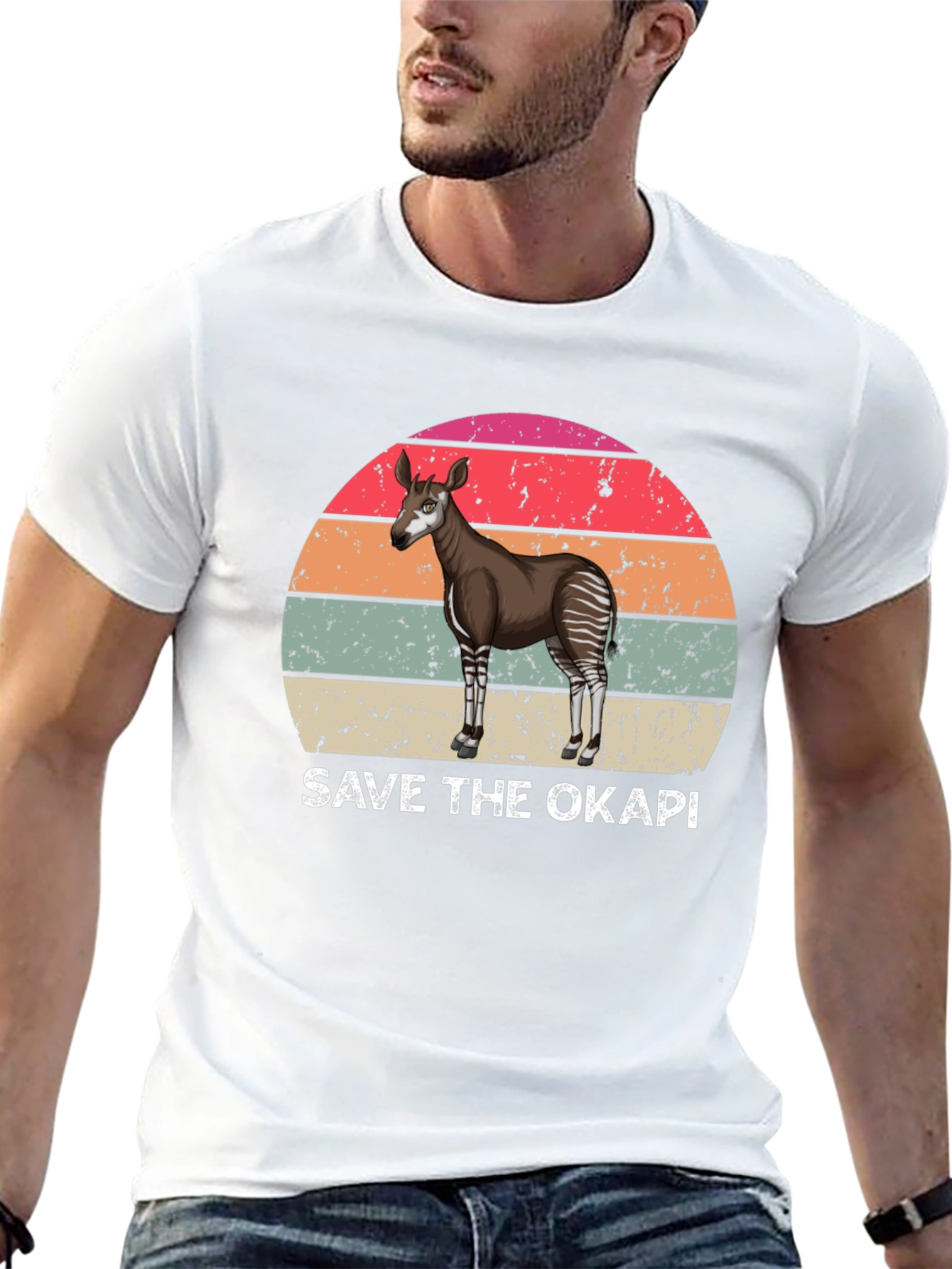 Save the Okapi T-Shirt - Graphic Animal Tee
