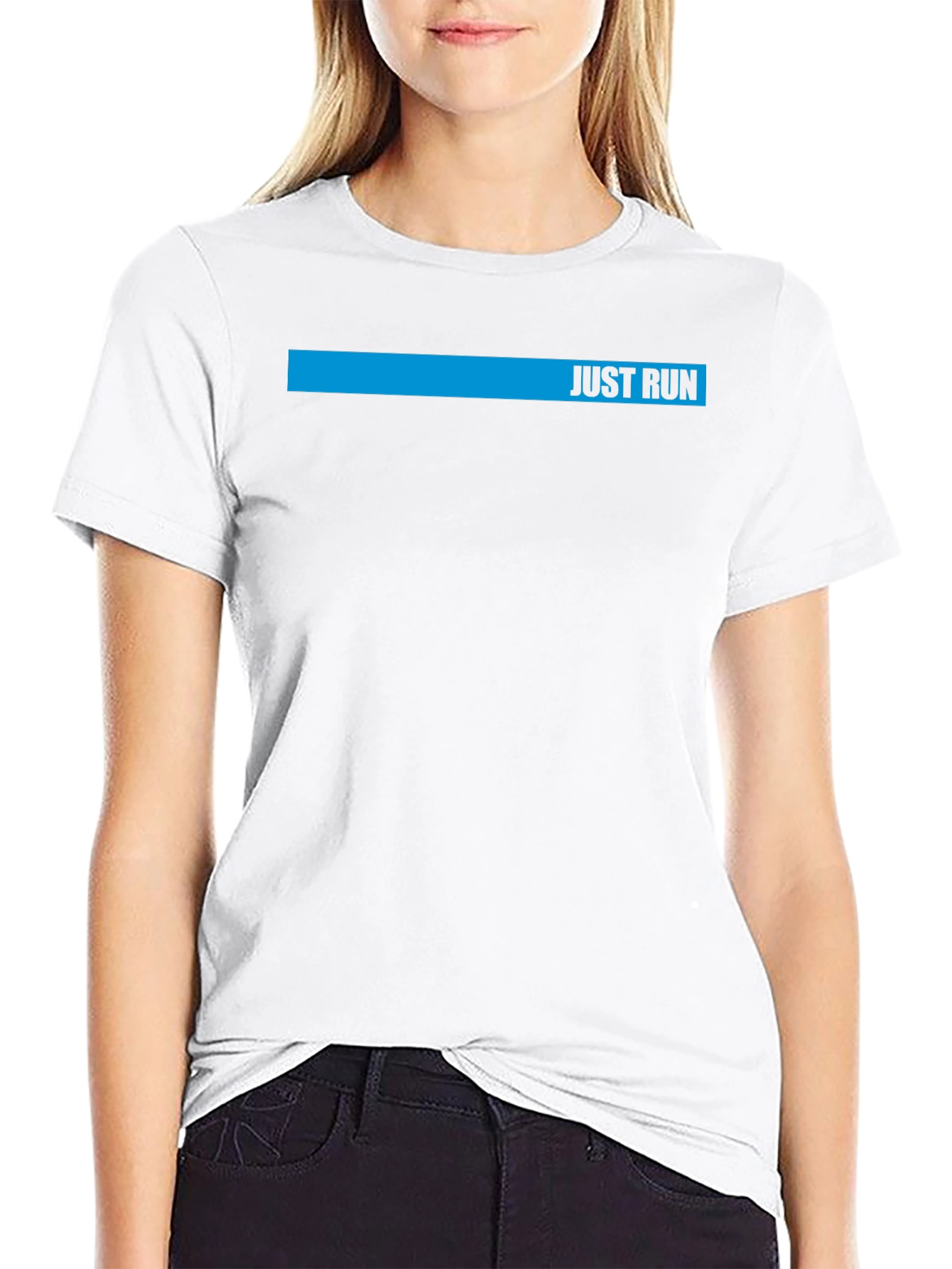 Just Run Graphic Tee - Mens Activewear