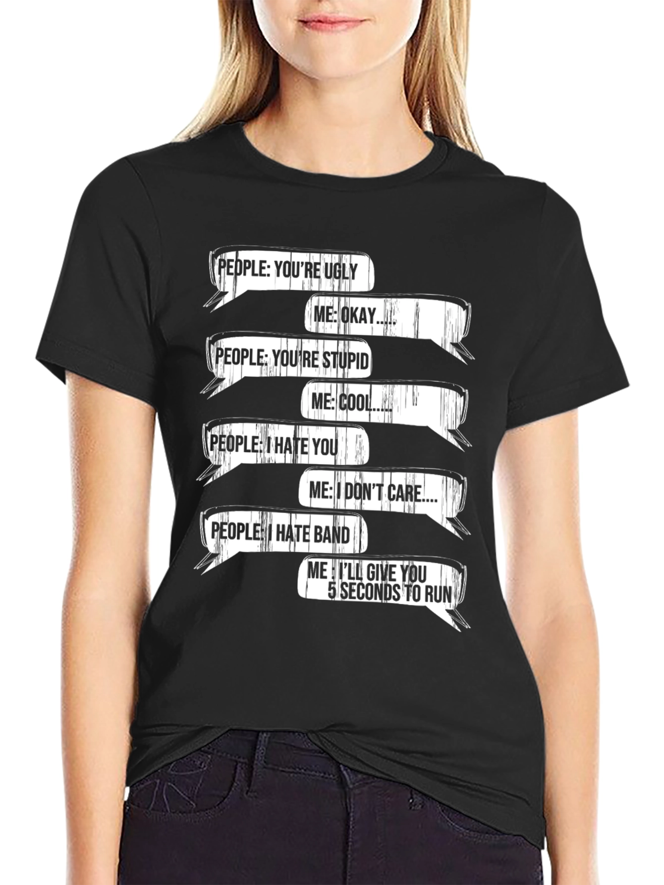 Funny Sarcastic Graphic Tee - 5 Seconds to Run