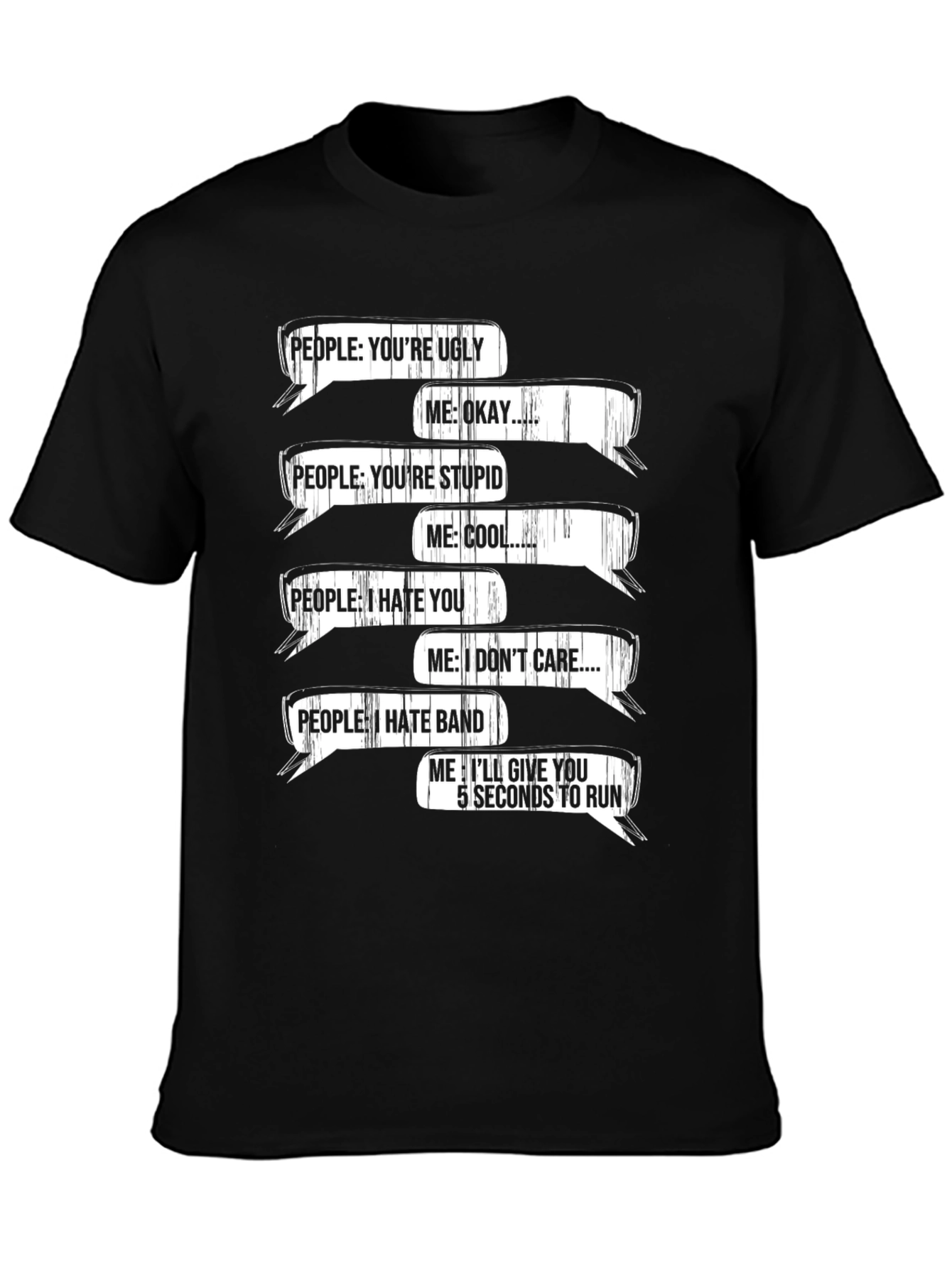 Funny Sarcastic Graphic Tee - 5 Seconds to Run