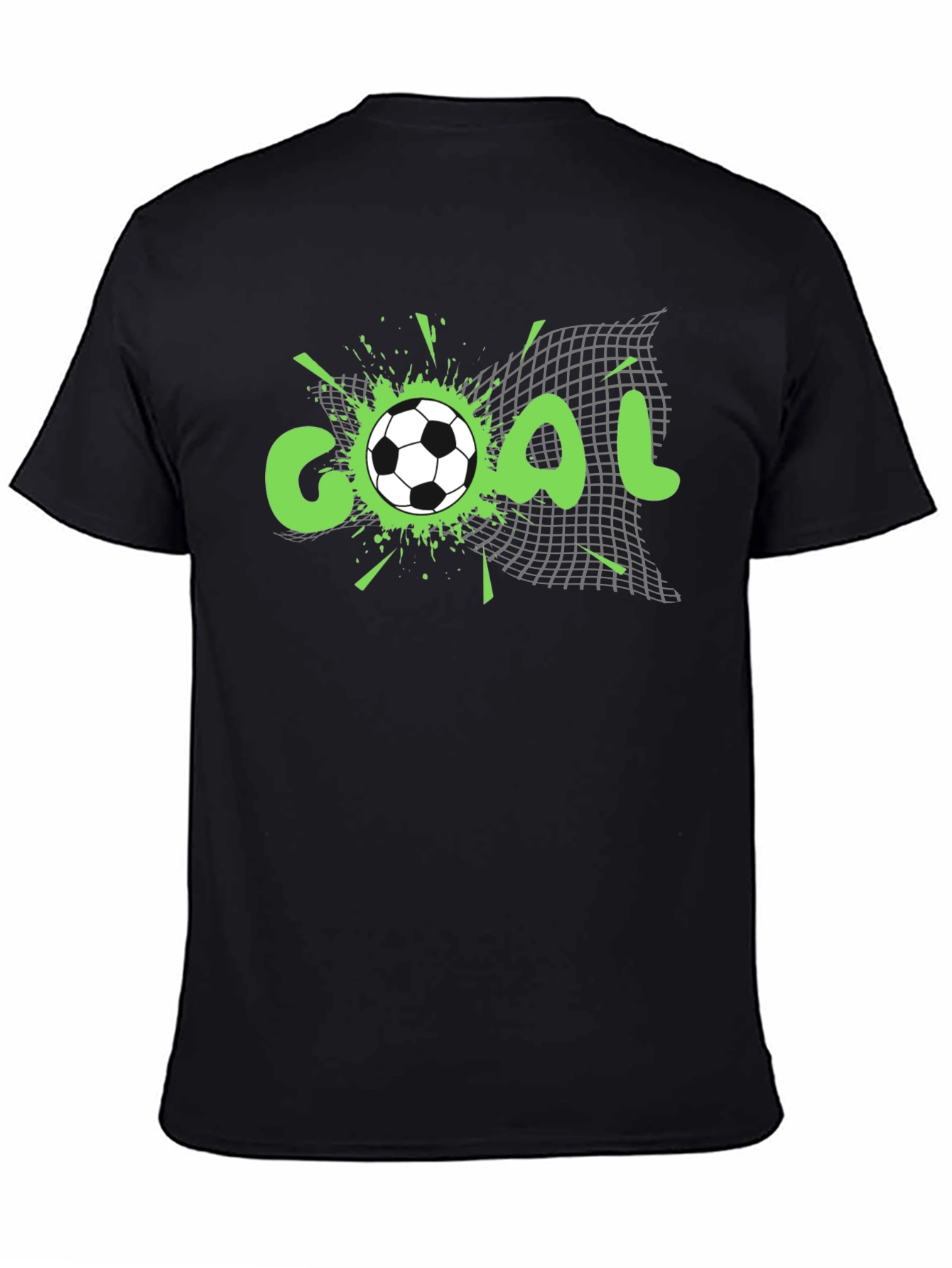 Goal! Soccer Graphic Tee - Black