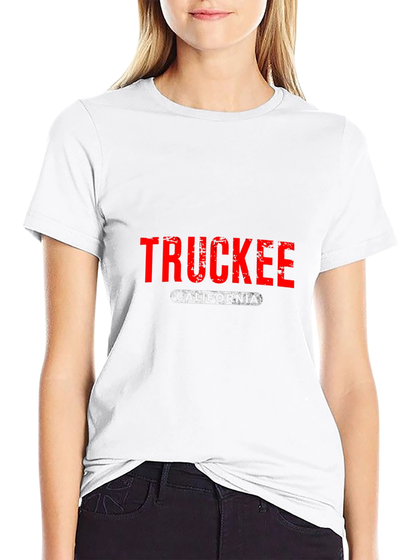 Truckee California T-Shirt - Distressed Graphic Tee