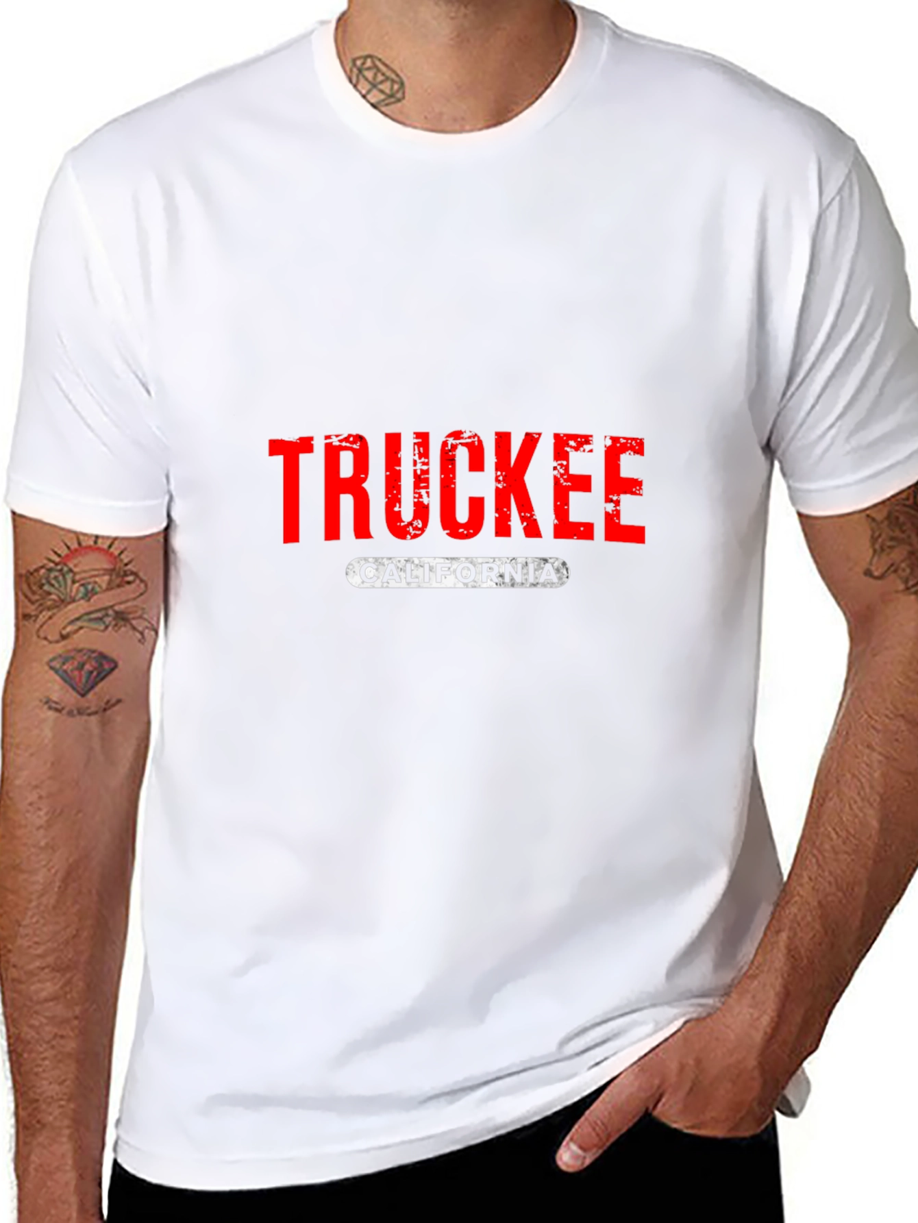 Truckee California T-Shirt - Distressed Graphic Tee