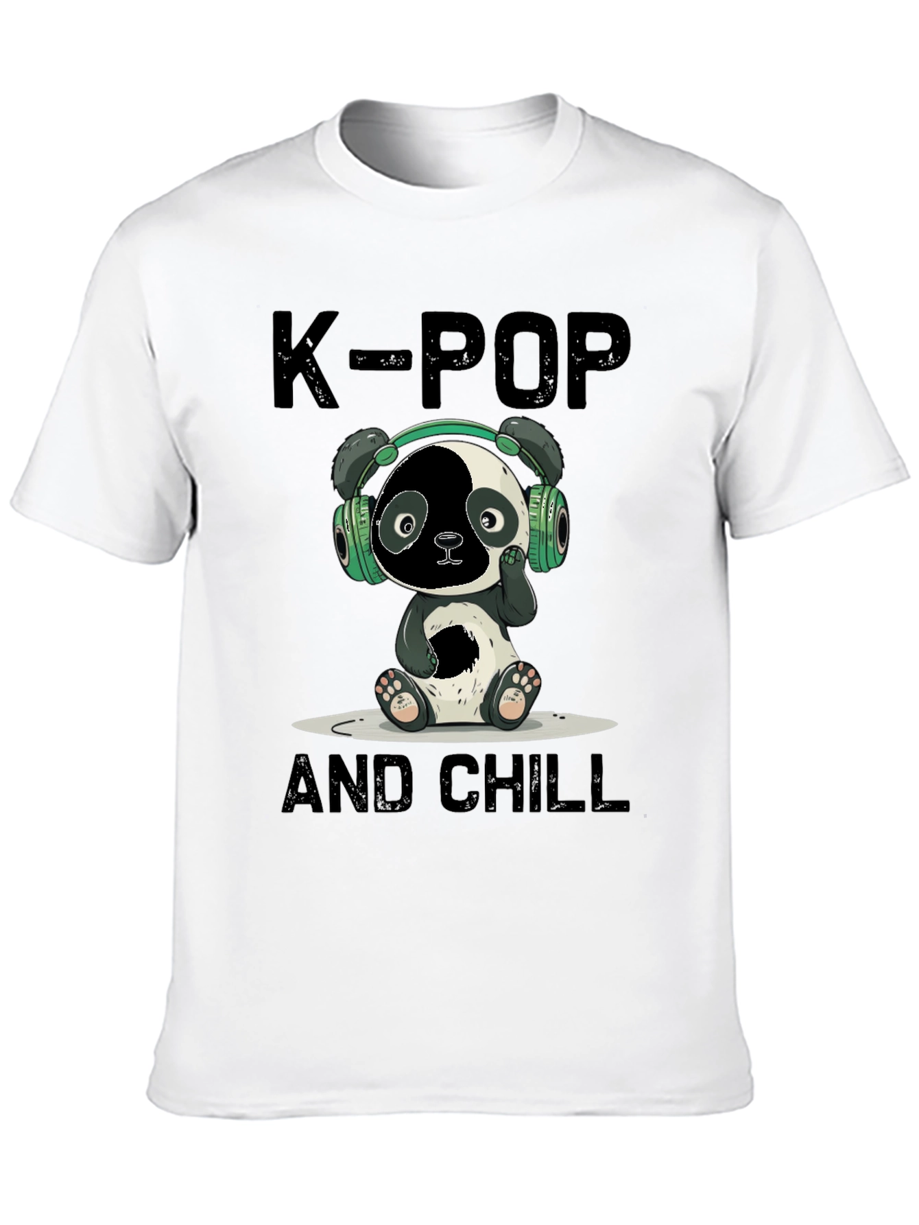 K-Pop Panda Chill Graphic Tee