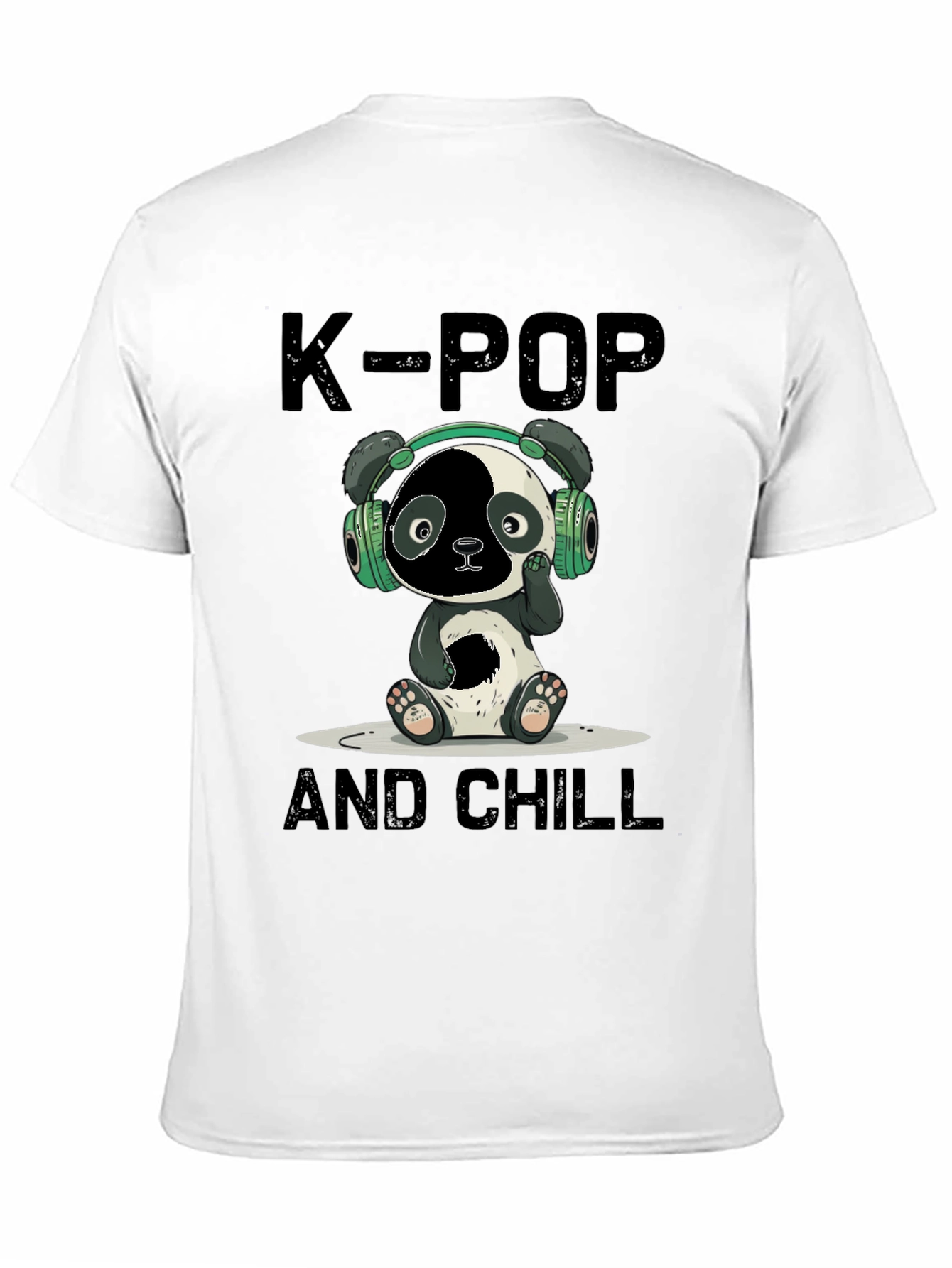 K-Pop Panda Chill Graphic Tee
