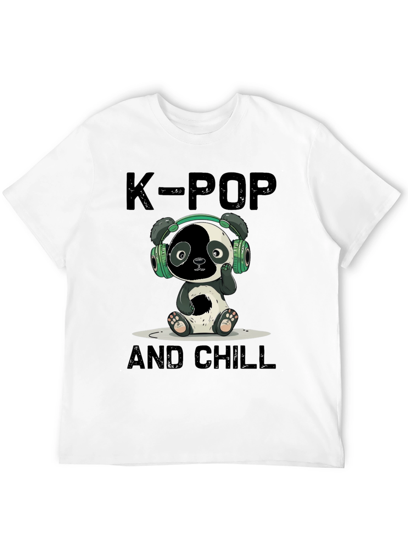 K-Pop Panda Chill Graphic Tee