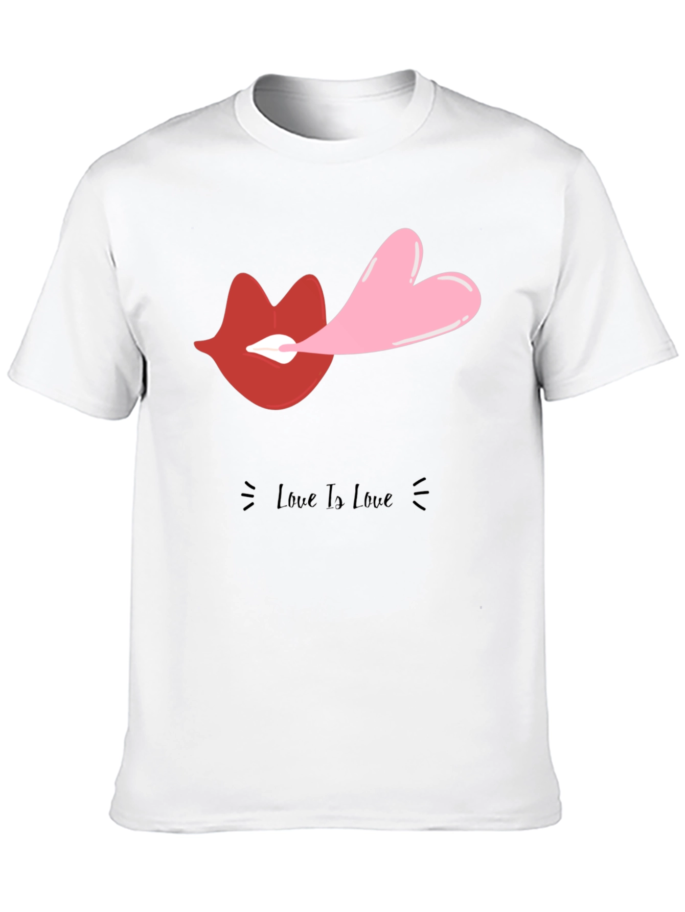 Love Is Love Graphic Tee - Black