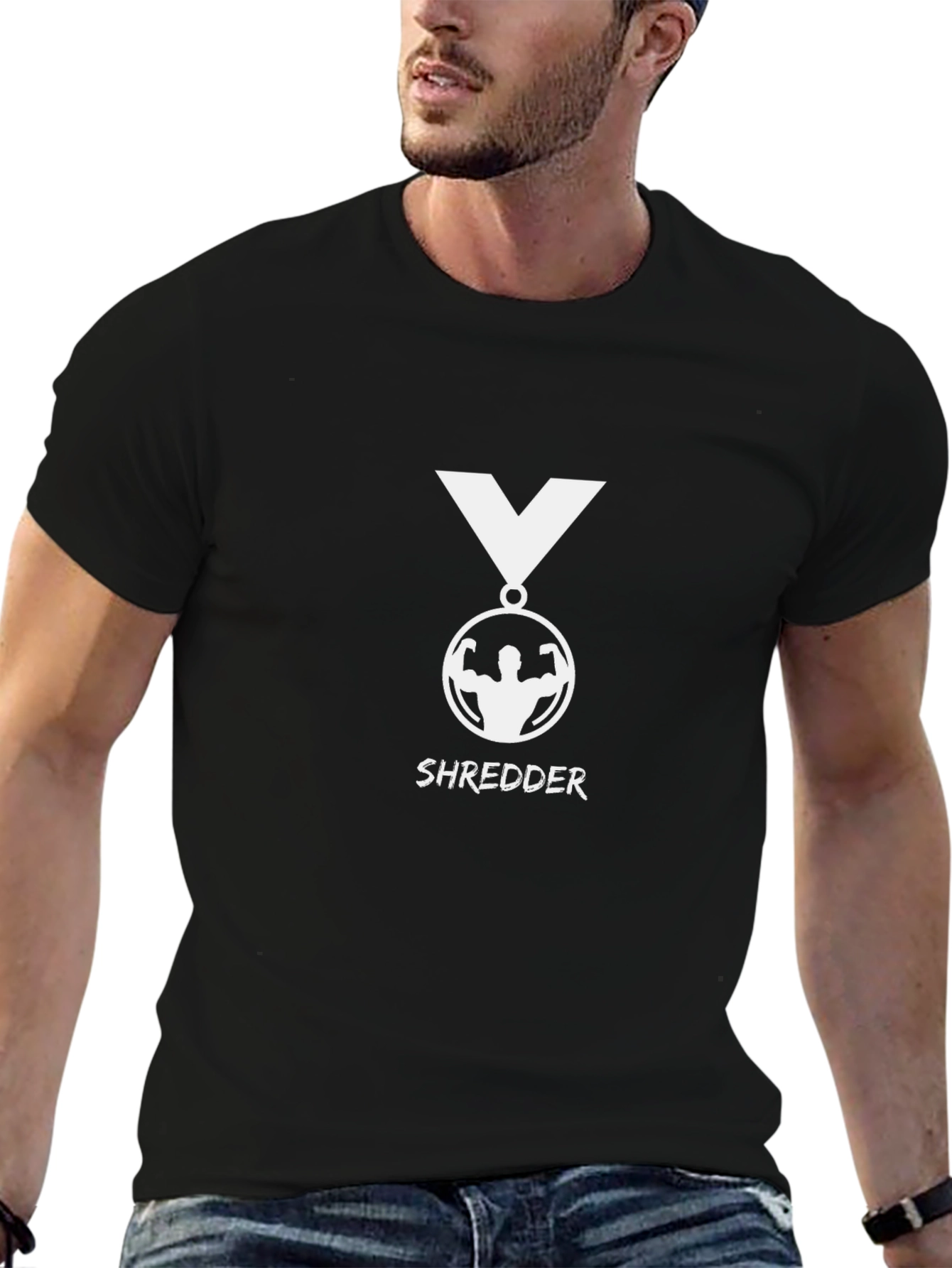 Shredder Graphic T-Shirt - Black Cotton