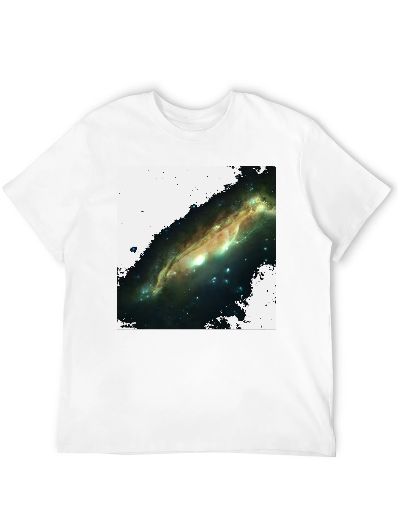 Galaxy Graphic T-Shirt - Black Cotton Blend
