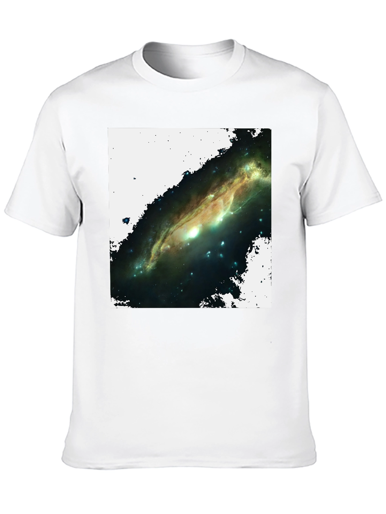 Galaxy Graphic T-Shirt - Black Cotton Blend