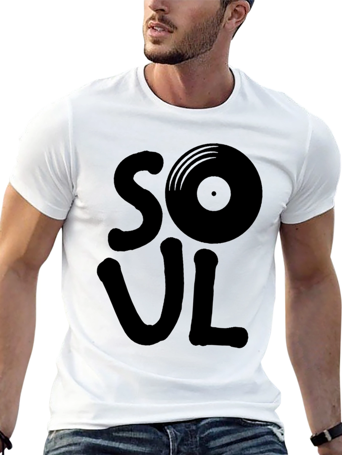 Soul Music Graphic Black T-Shirt