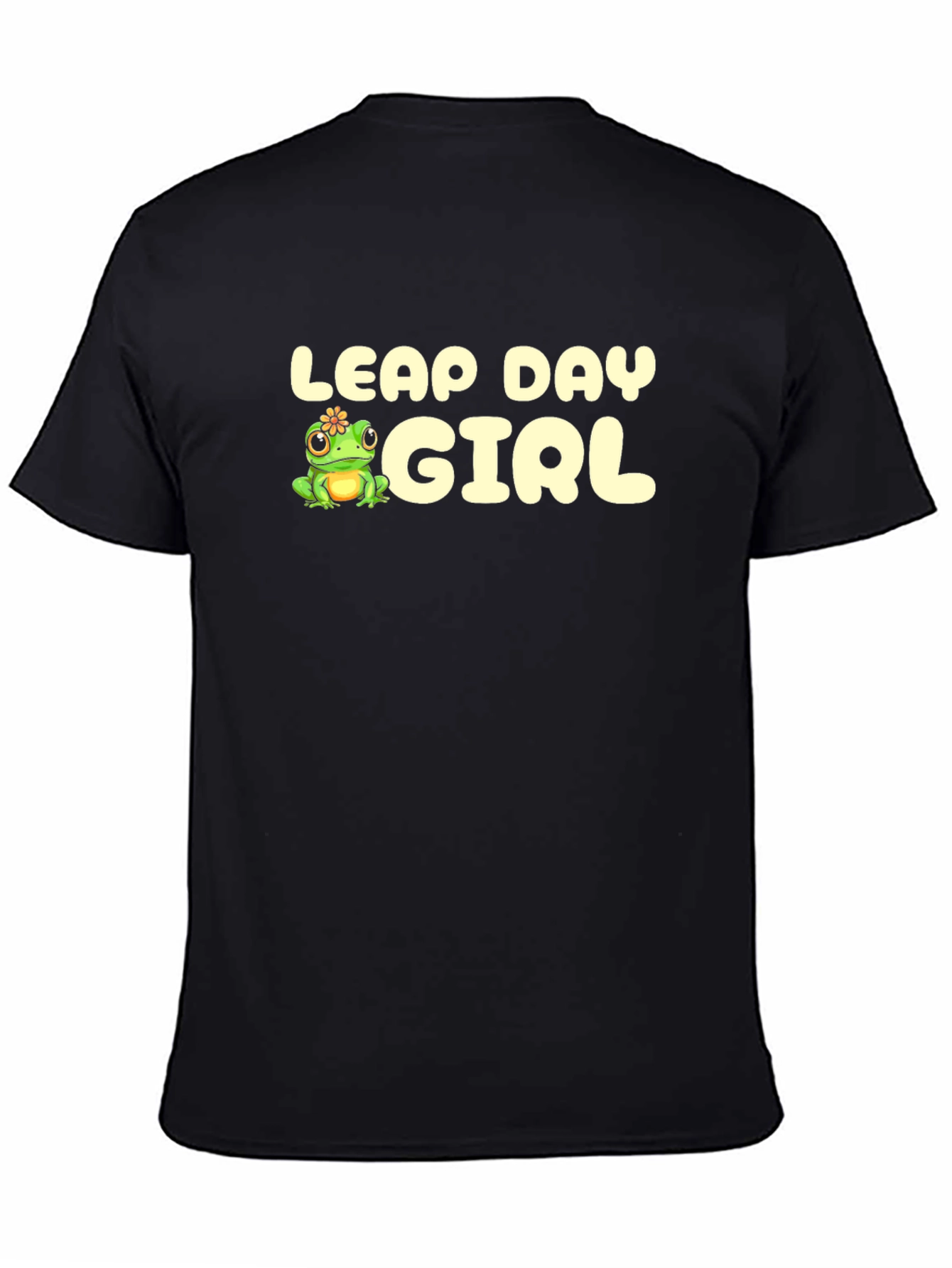 Leap Day Girl T-Shirt - Cute Frog Design