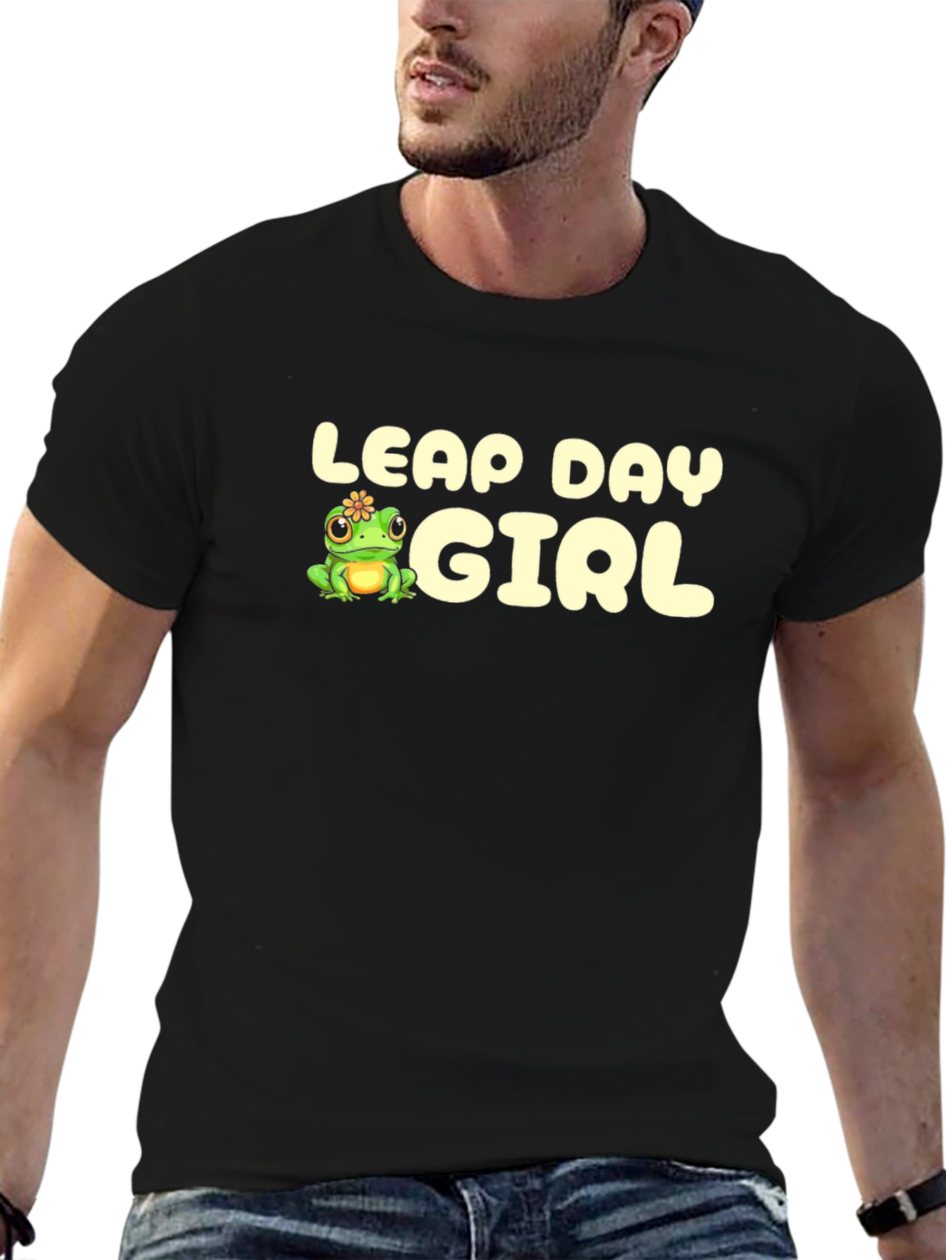 Leap Day Girl T-Shirt - Cute Frog Design