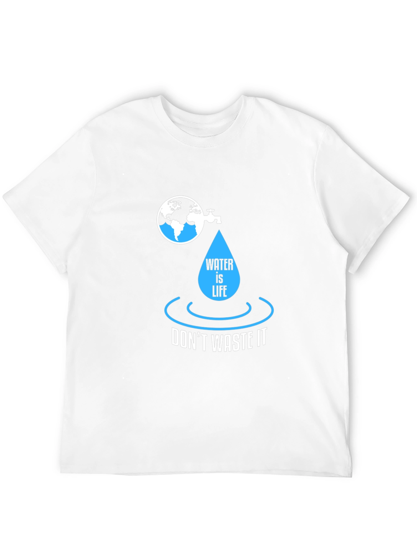 Water is Life Graphic Tee - Save Our Planet
