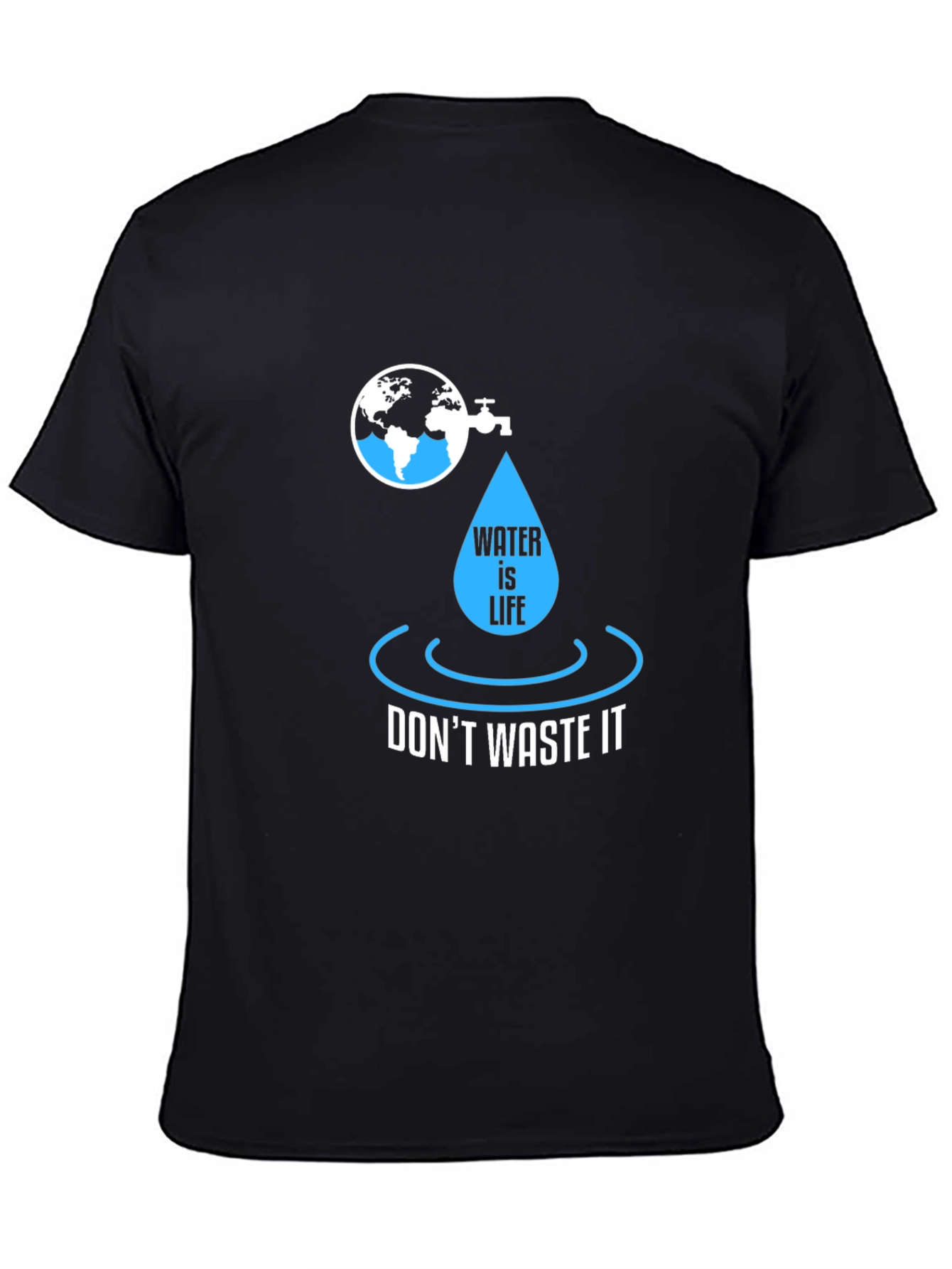 Water is Life Graphic Tee - Save Our Planet