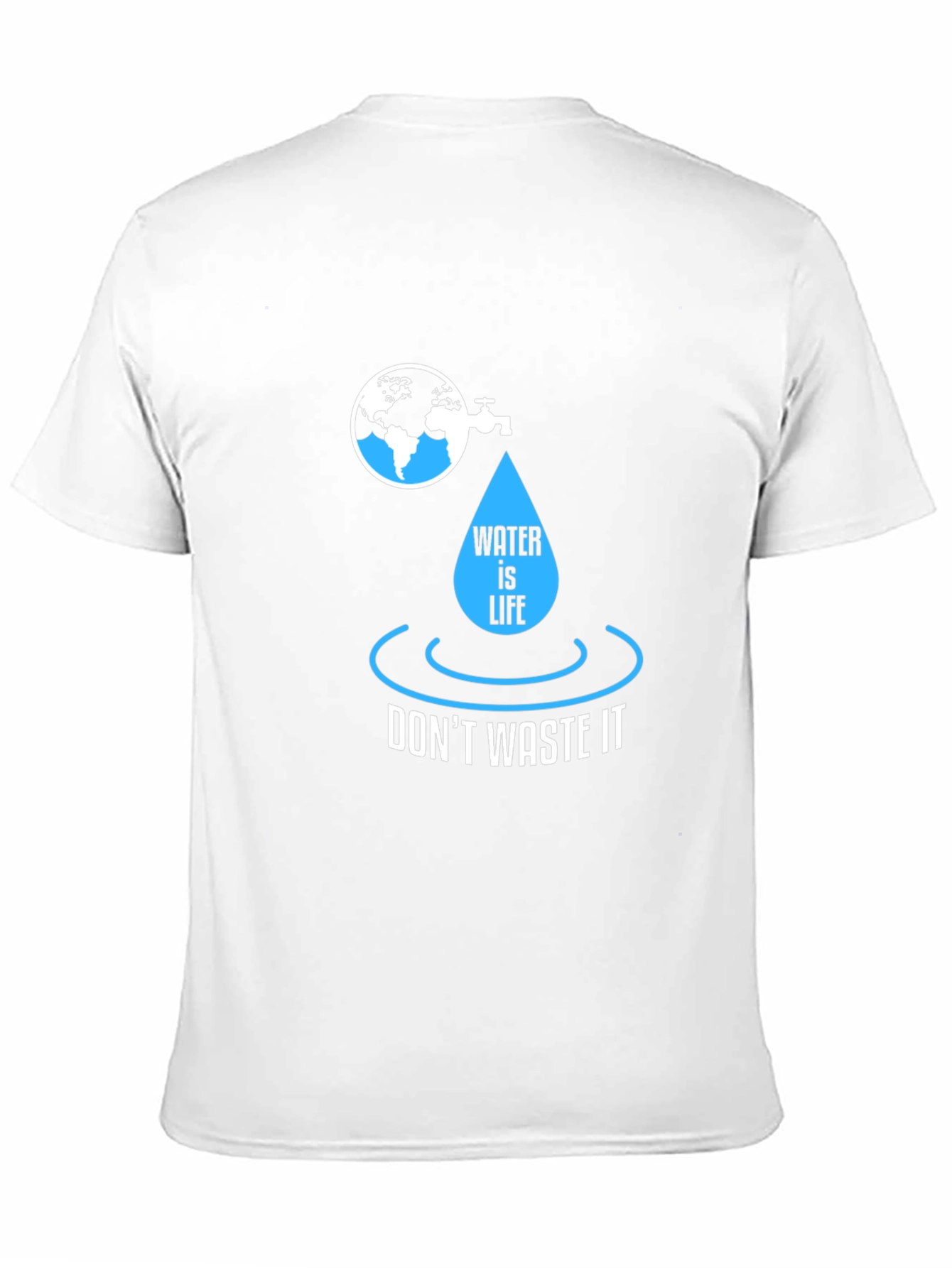 Water is Life Graphic Tee - Save Our Planet