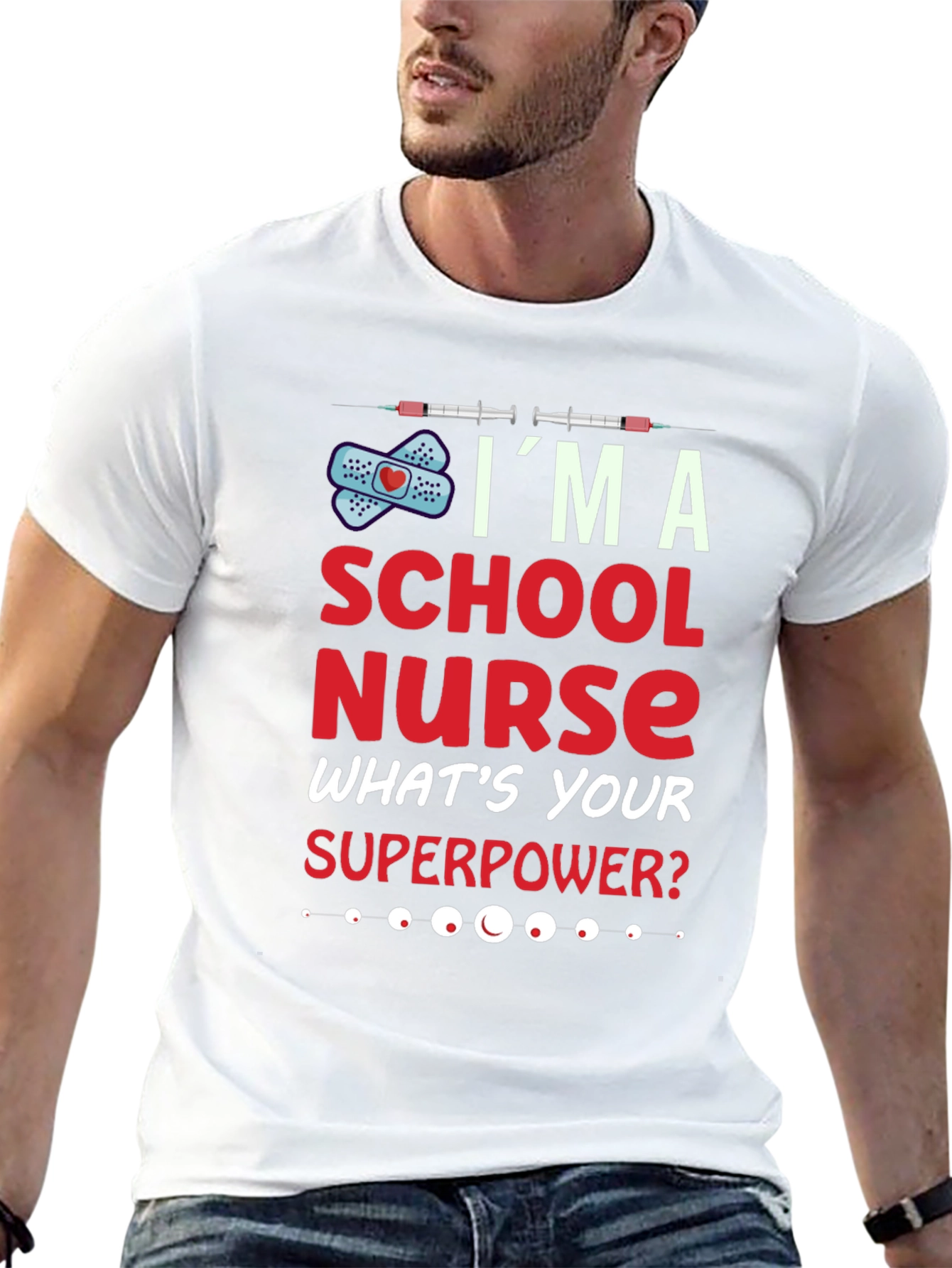 School Nurse Superpower T-Shirt