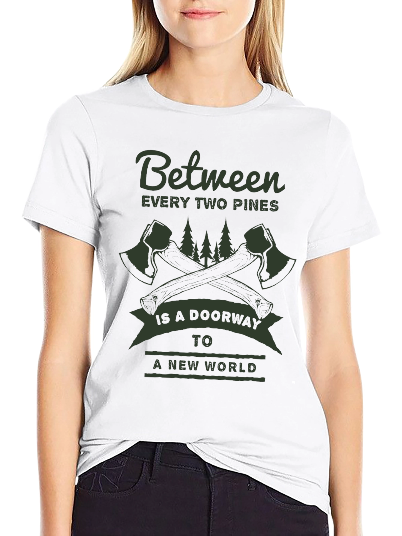 Adventure Awaits: Between Two Pines Graphic Tee