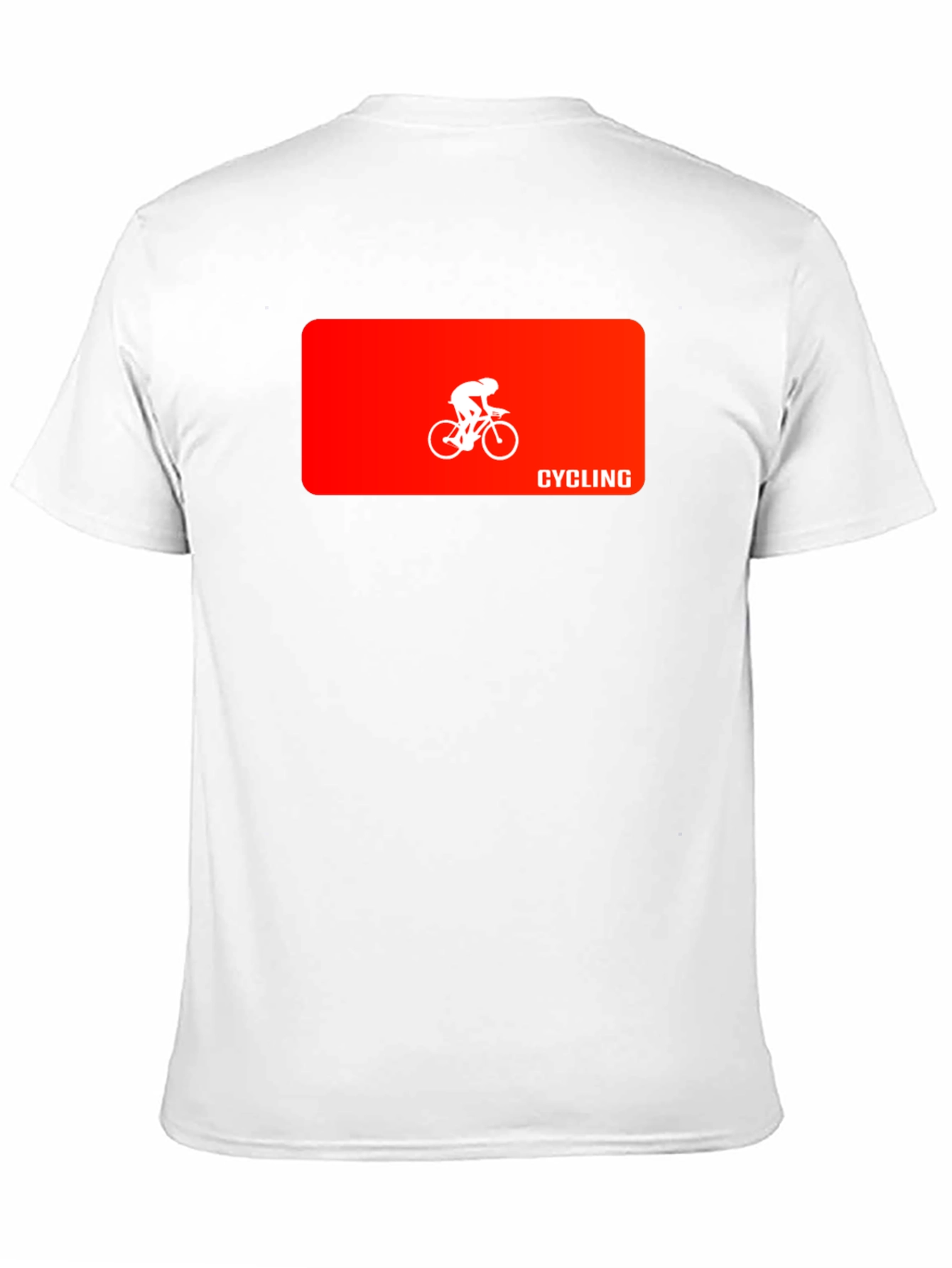 Cycling Graphic Tee - Black Crew Neck T-Shirt