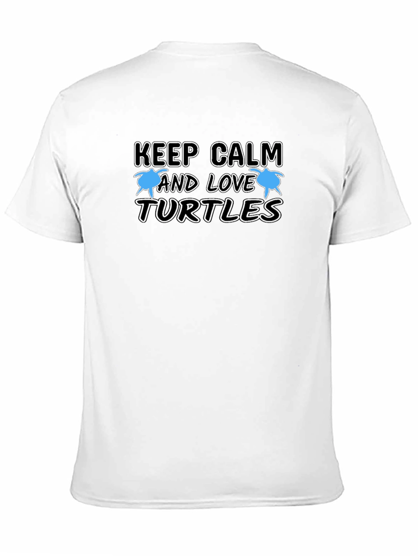 Keep Calm and Love Turtles Graphic T-Shirt